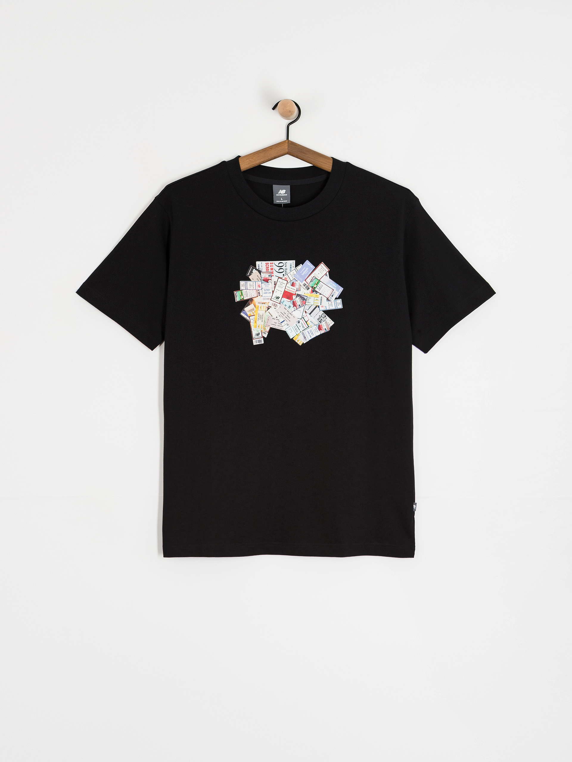 Tričko New Balance Athletics Ticket (black)