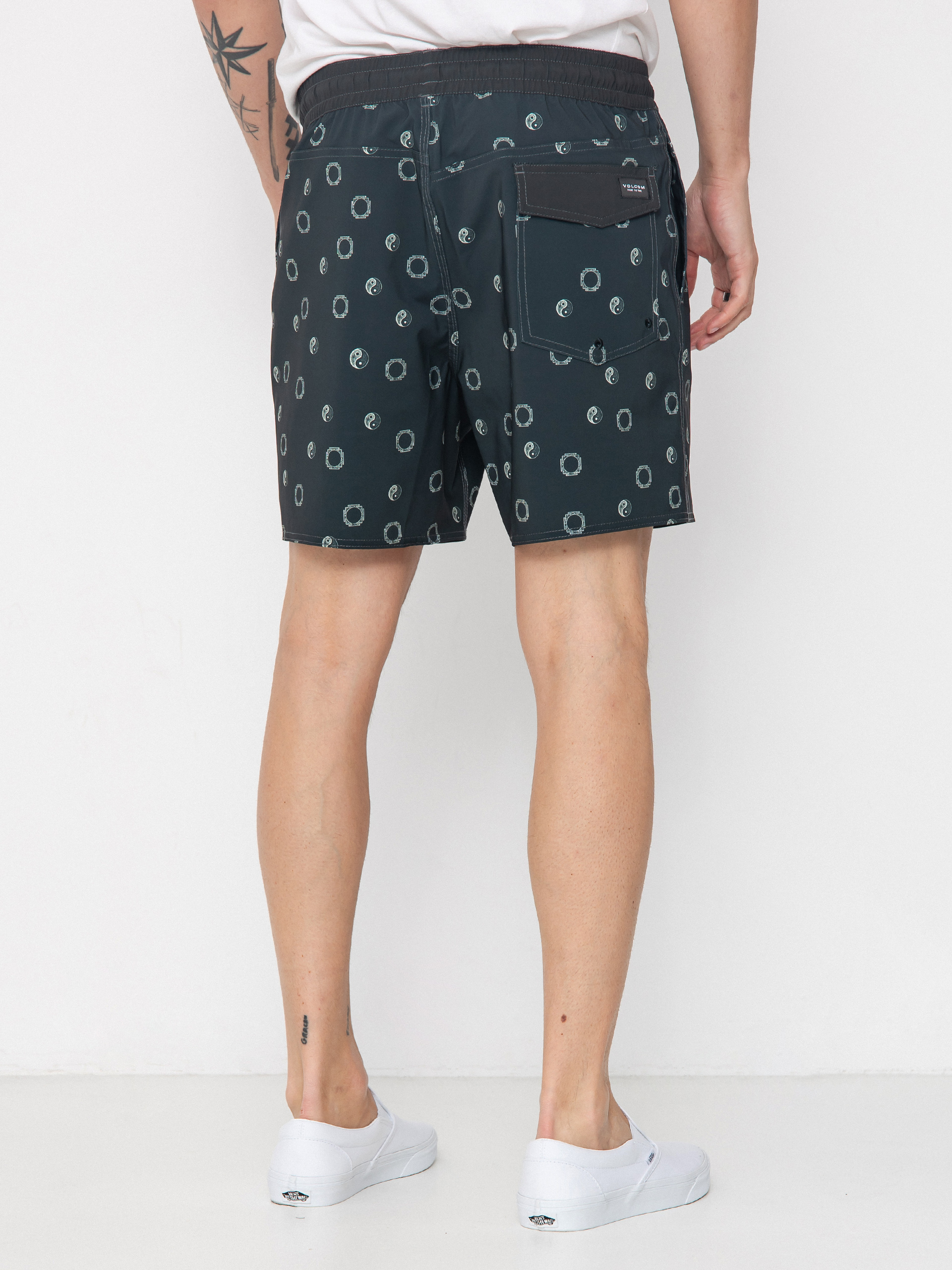 Kraťasy Volcom Lido Print Trunk 16 (stealth)