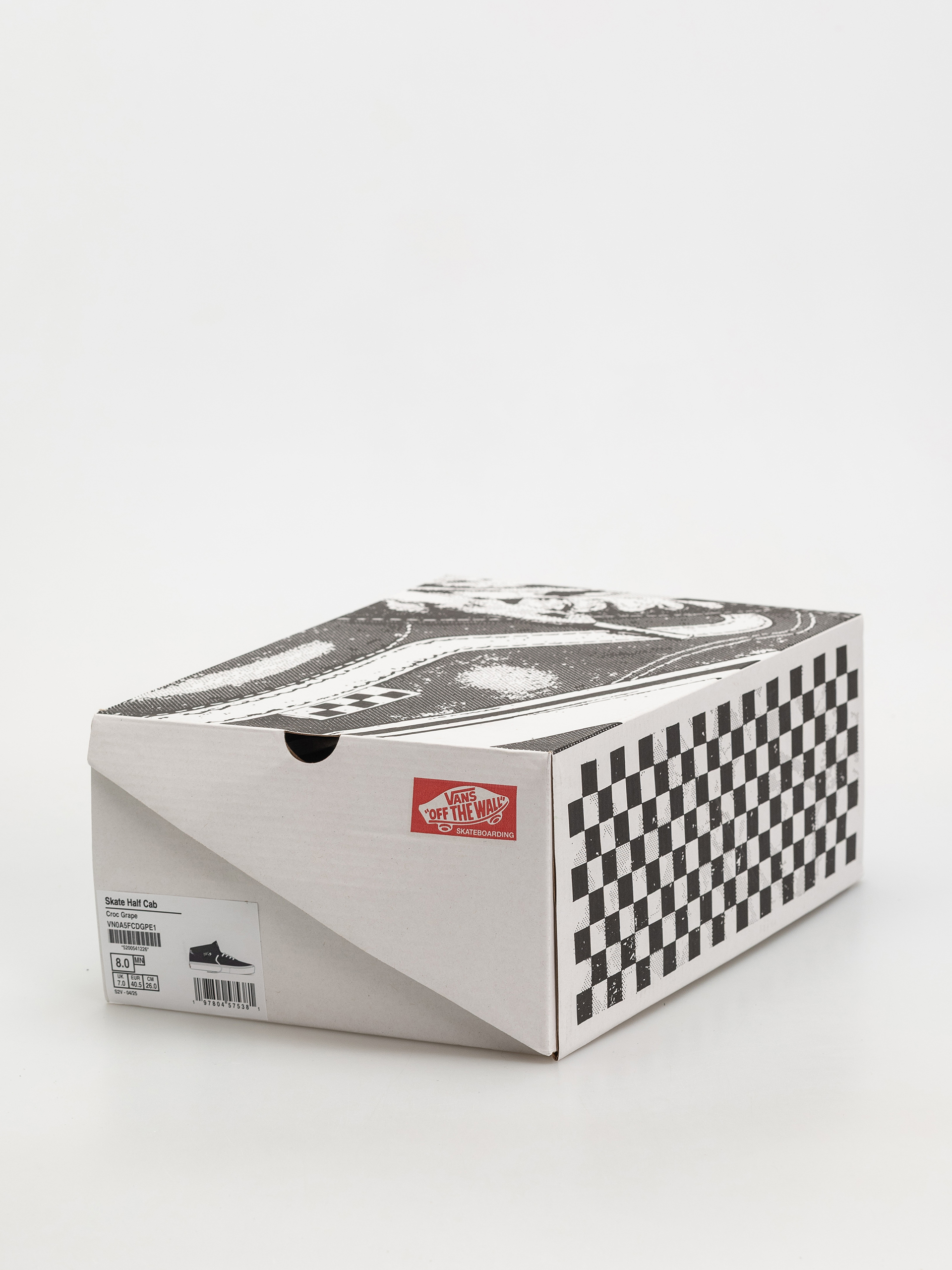 Topánky Vans Skate Half Cab (croc grape)