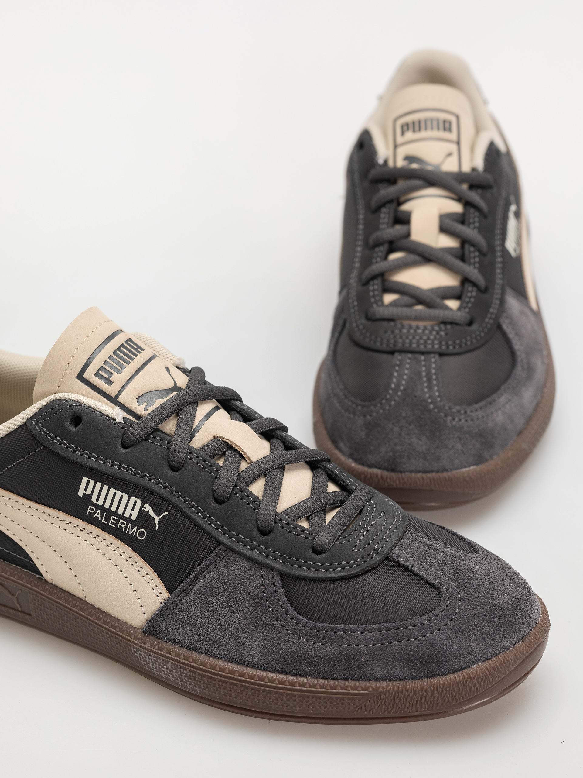 Topánky Puma Palermo Pop (dusky gray/desert dust)