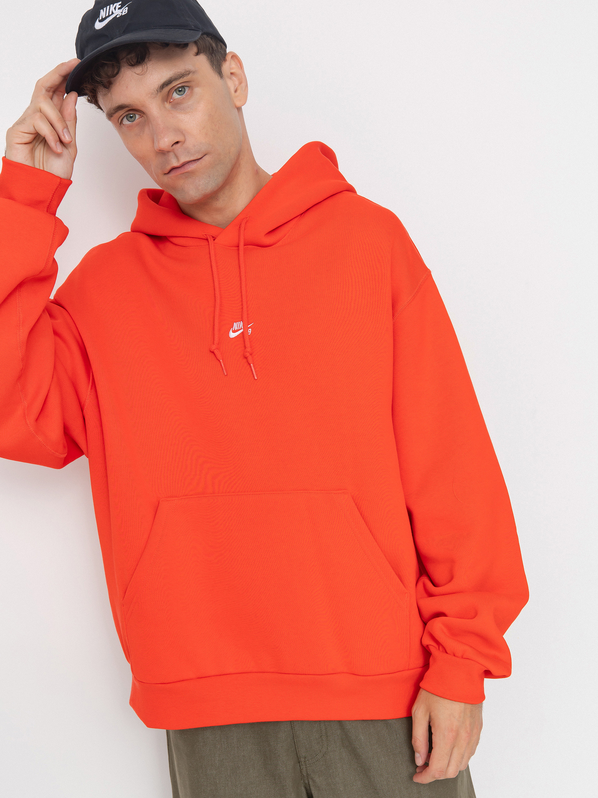 Mikina s kapucňou Nike SB Bb Ssnl Gfx HD (lt crimson/white)