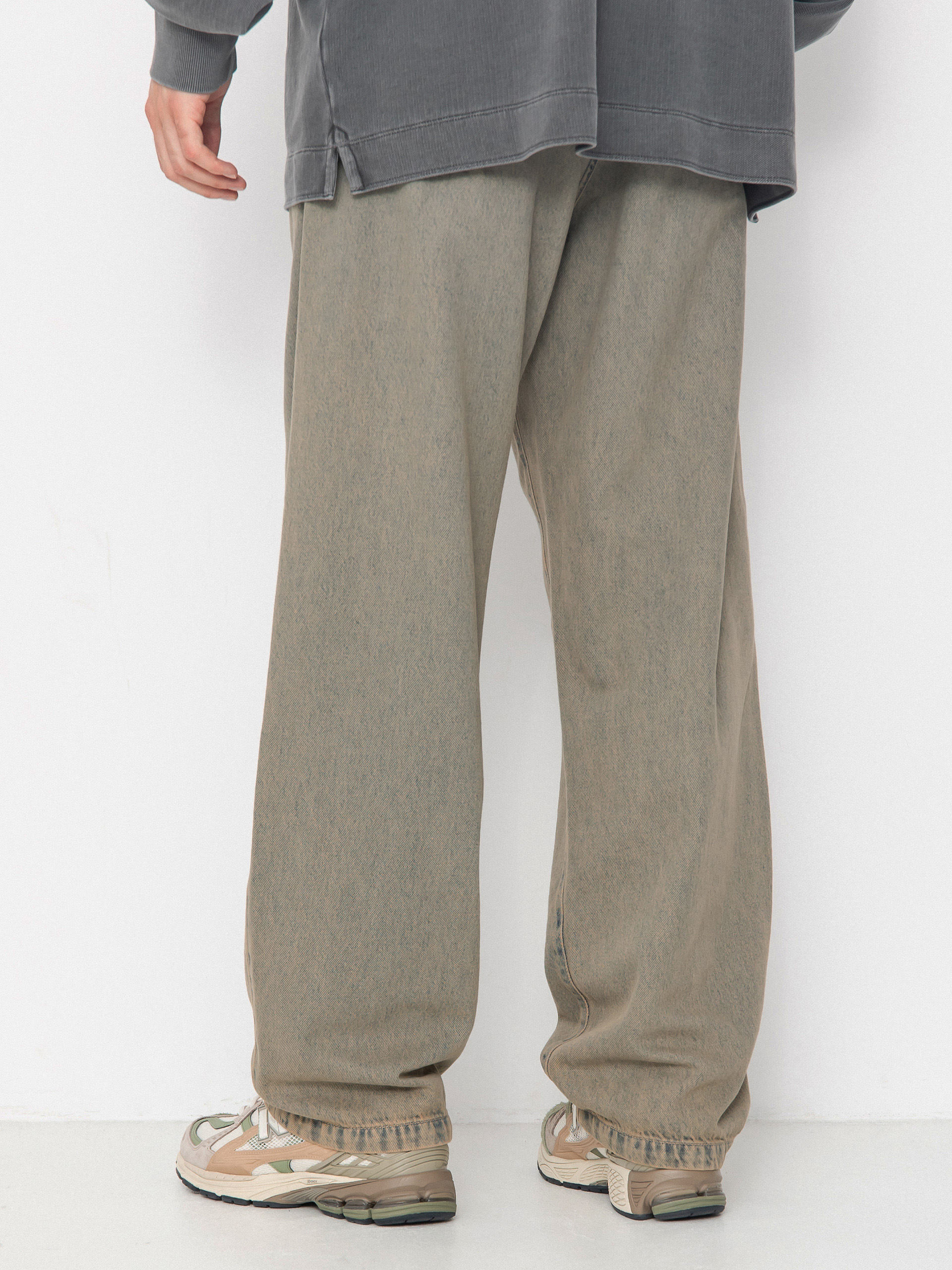 Nohavice Carhartt WIP Landon (blue/leather/garment dyed)