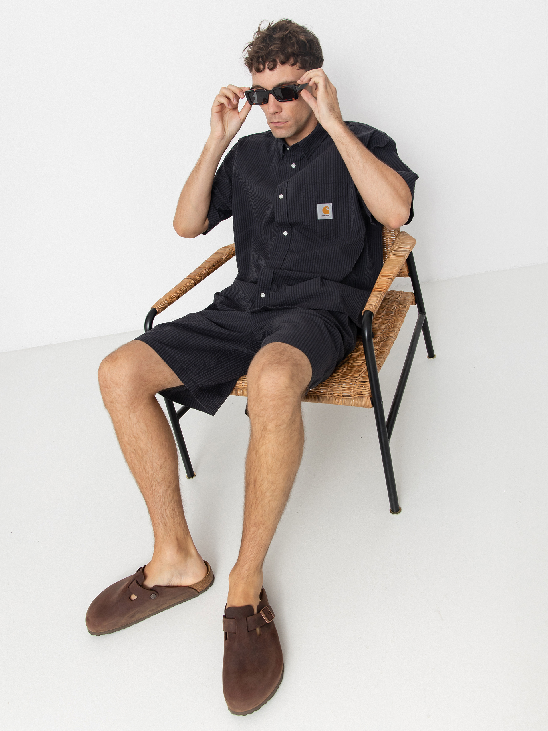 Košeľa Carhartt WIP Toland (toland stripe/black)