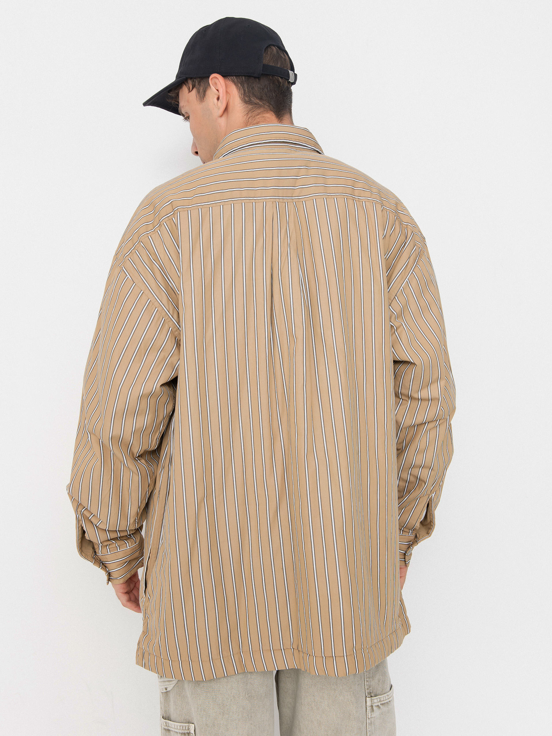 Bunda Carhartt WIP Grimsby (grimsby stripe/dusty h brown)