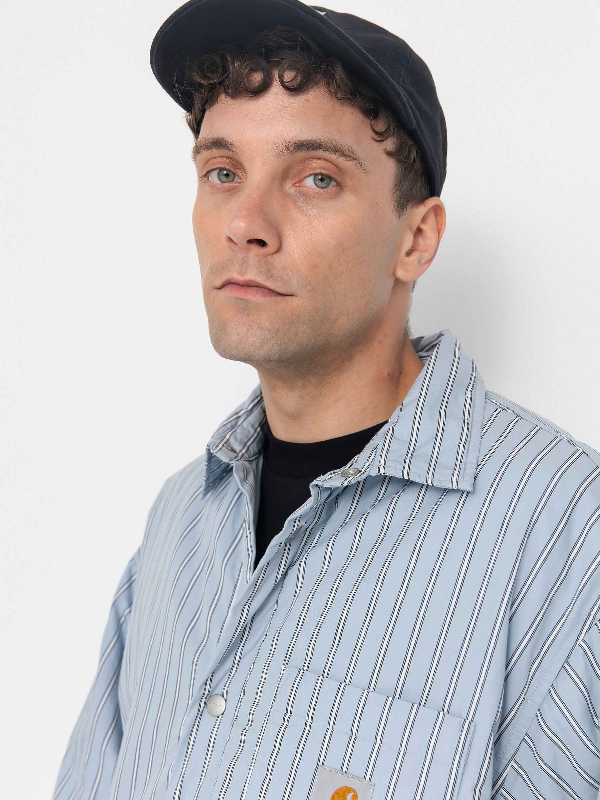 Bunda Carhartt WIP Grimsby (grimsby stripe/blue fog)