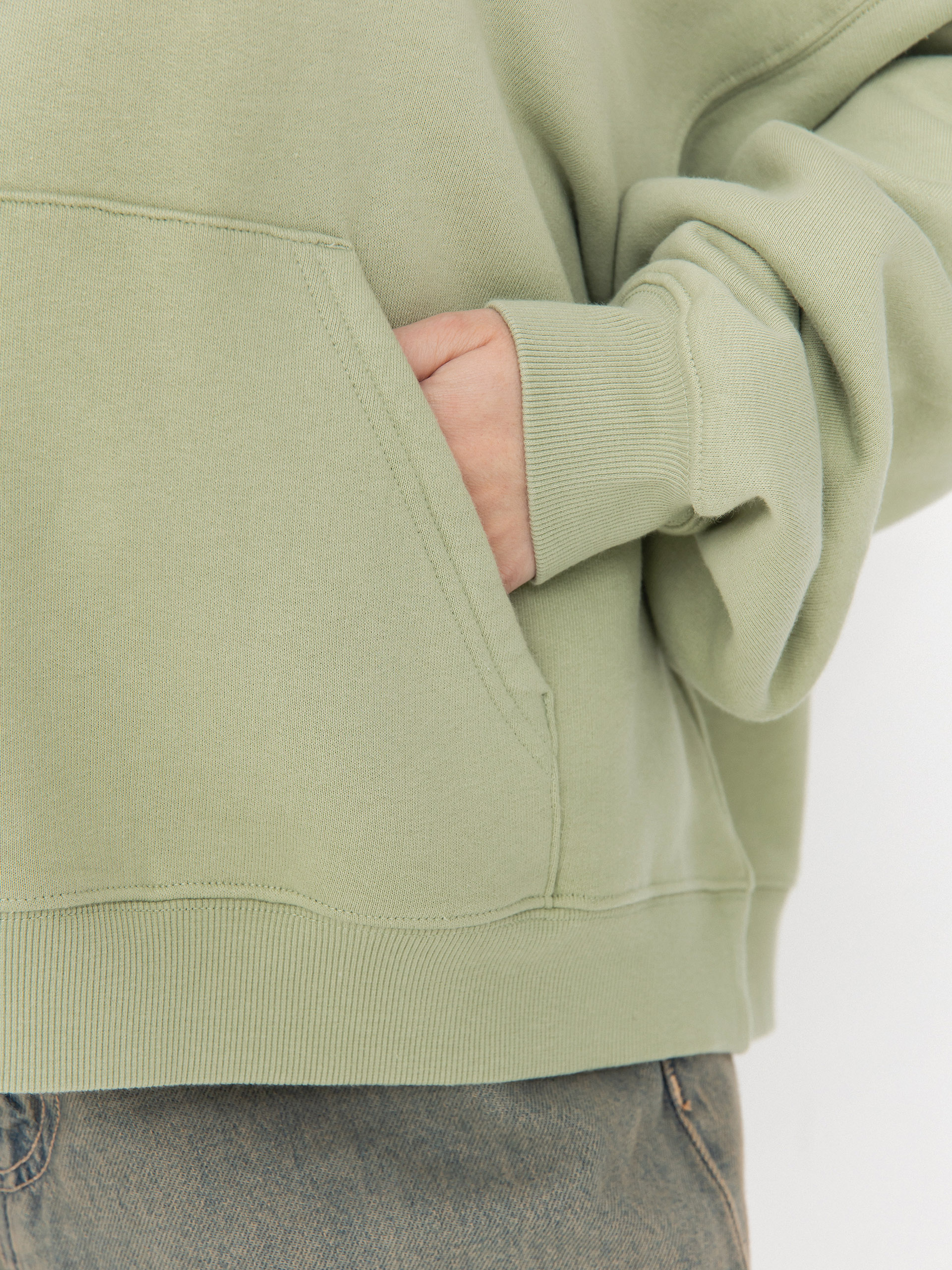 Mikina s kapucňou Carhartt WIP Solar Chrome HD Wmn (pale olive)