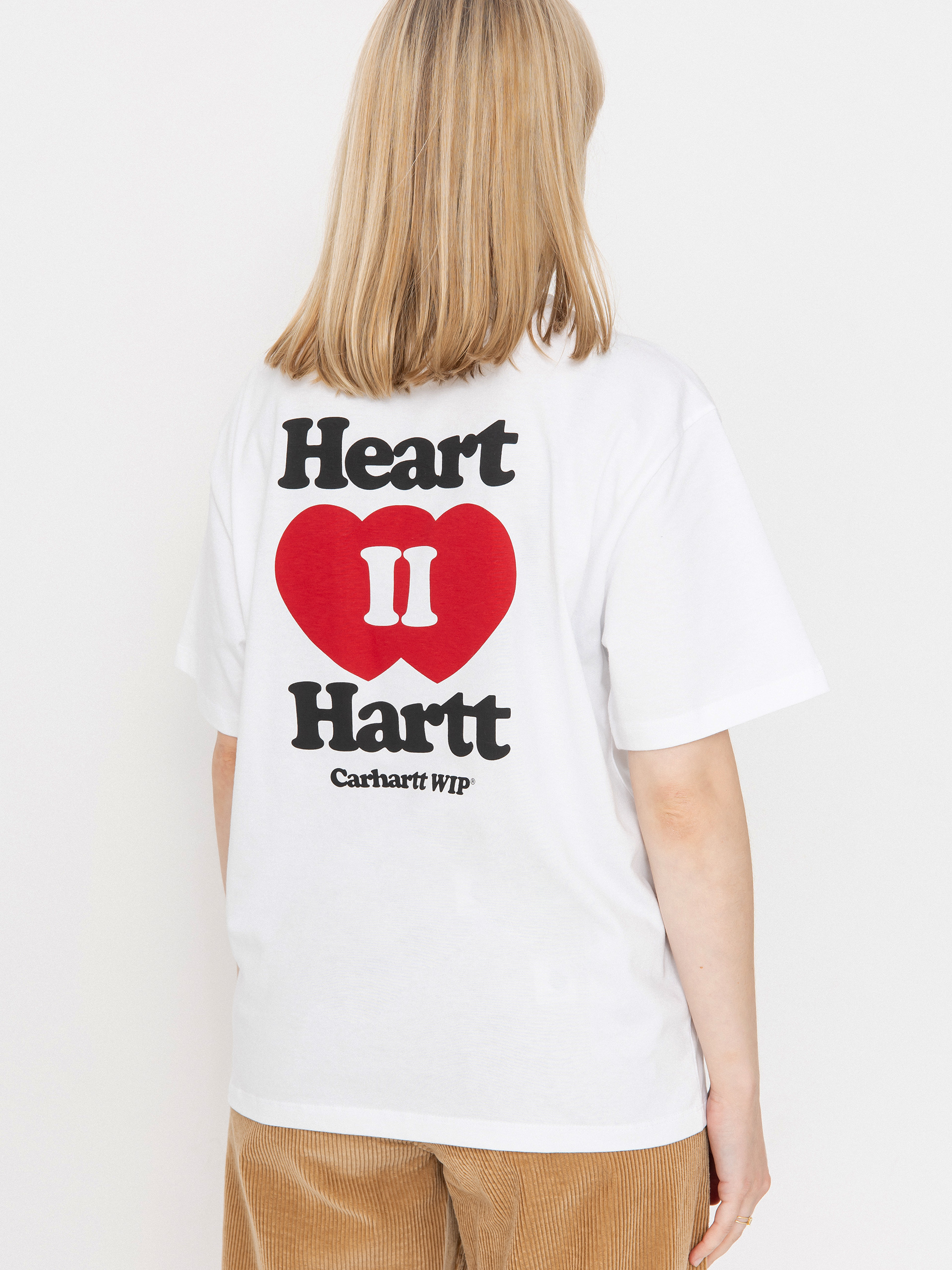 Tričko Carhartt WIP Heart II Hartt Wmn (white)