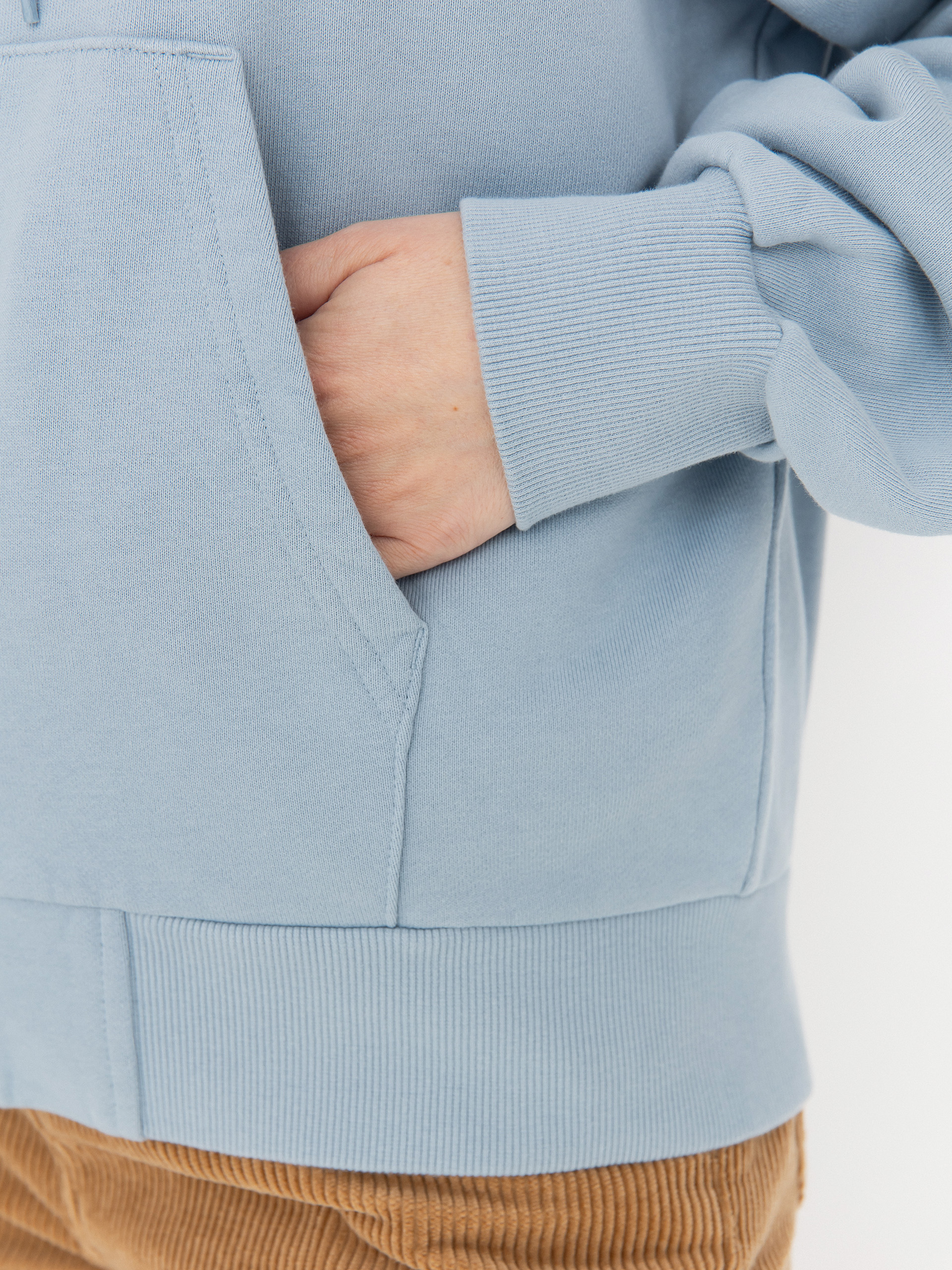 Mikina s kapucňou Carhartt WIP Heart II Hartt ZHD Wmn (blue fog)