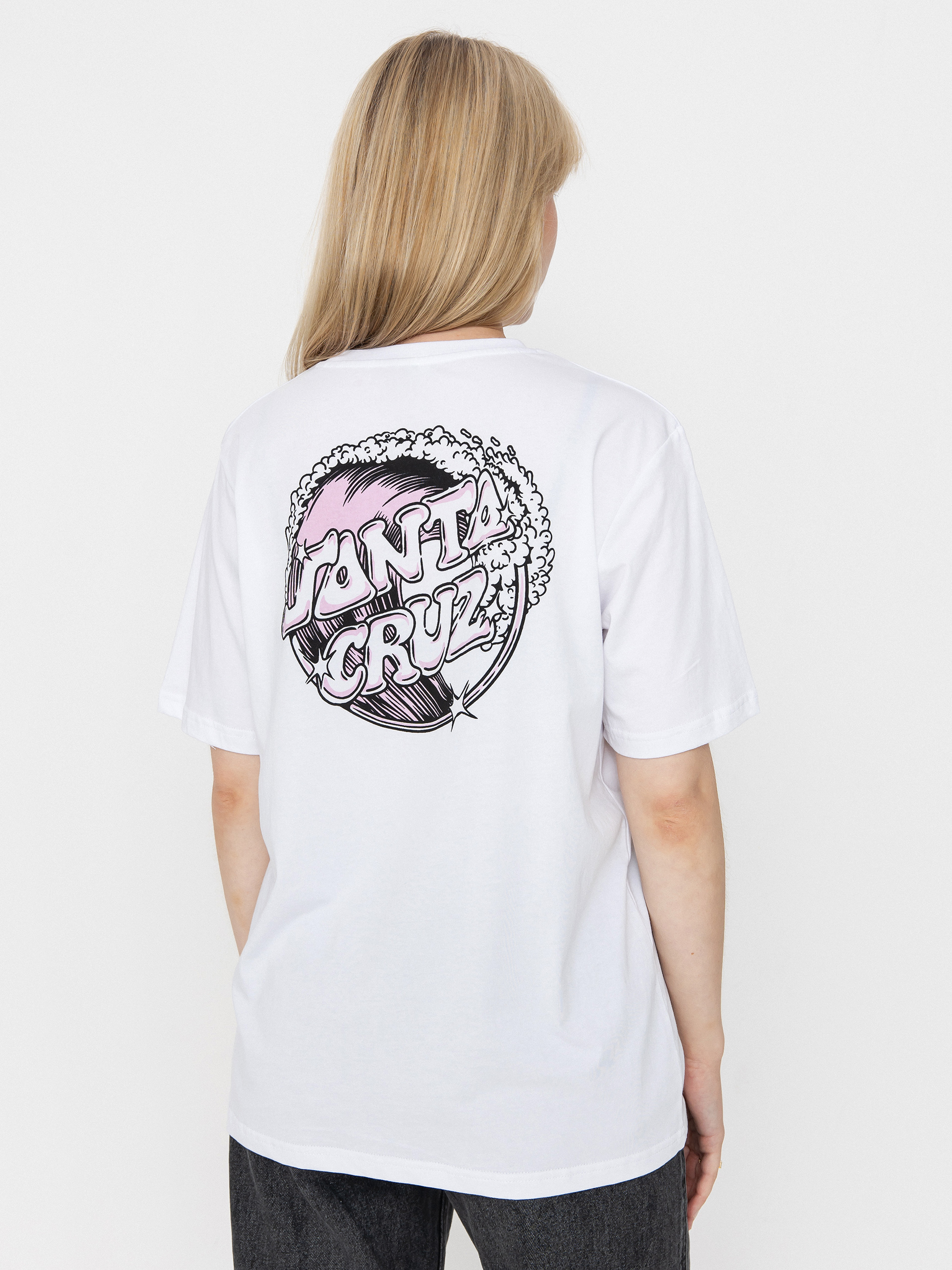 Tričko Santa Cruz Offshore Dot Wmn (white)