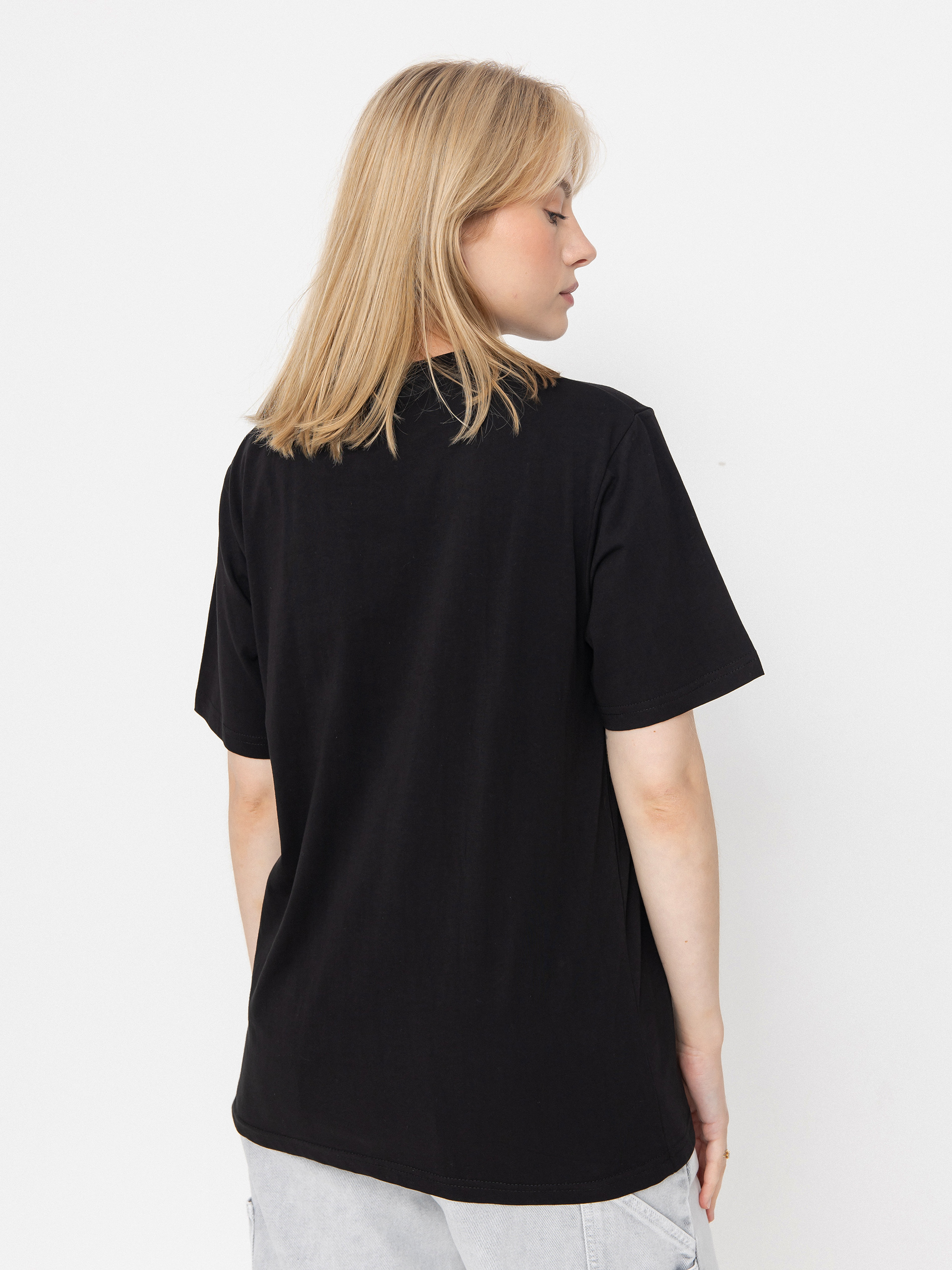 Tričko Santa Cruz Woodland Mini Strip Front Wmn (black)