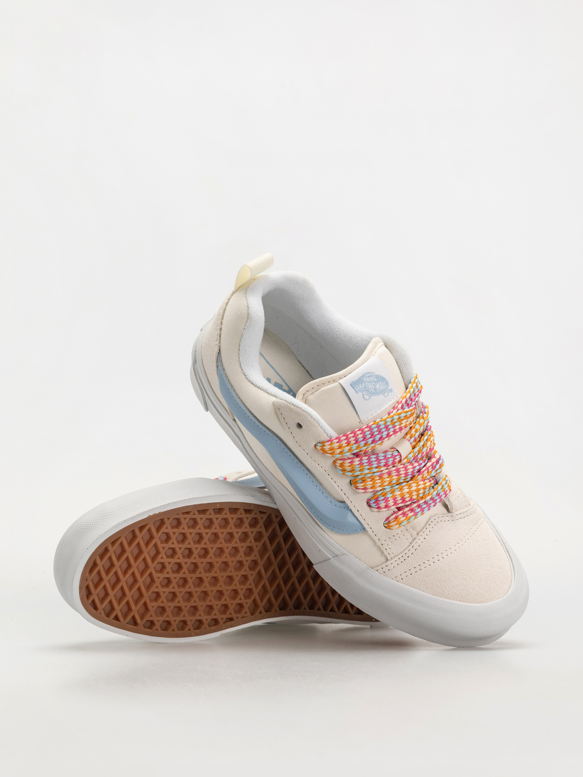 Topánky Vans Knu Skool (oversized lace white/blue)