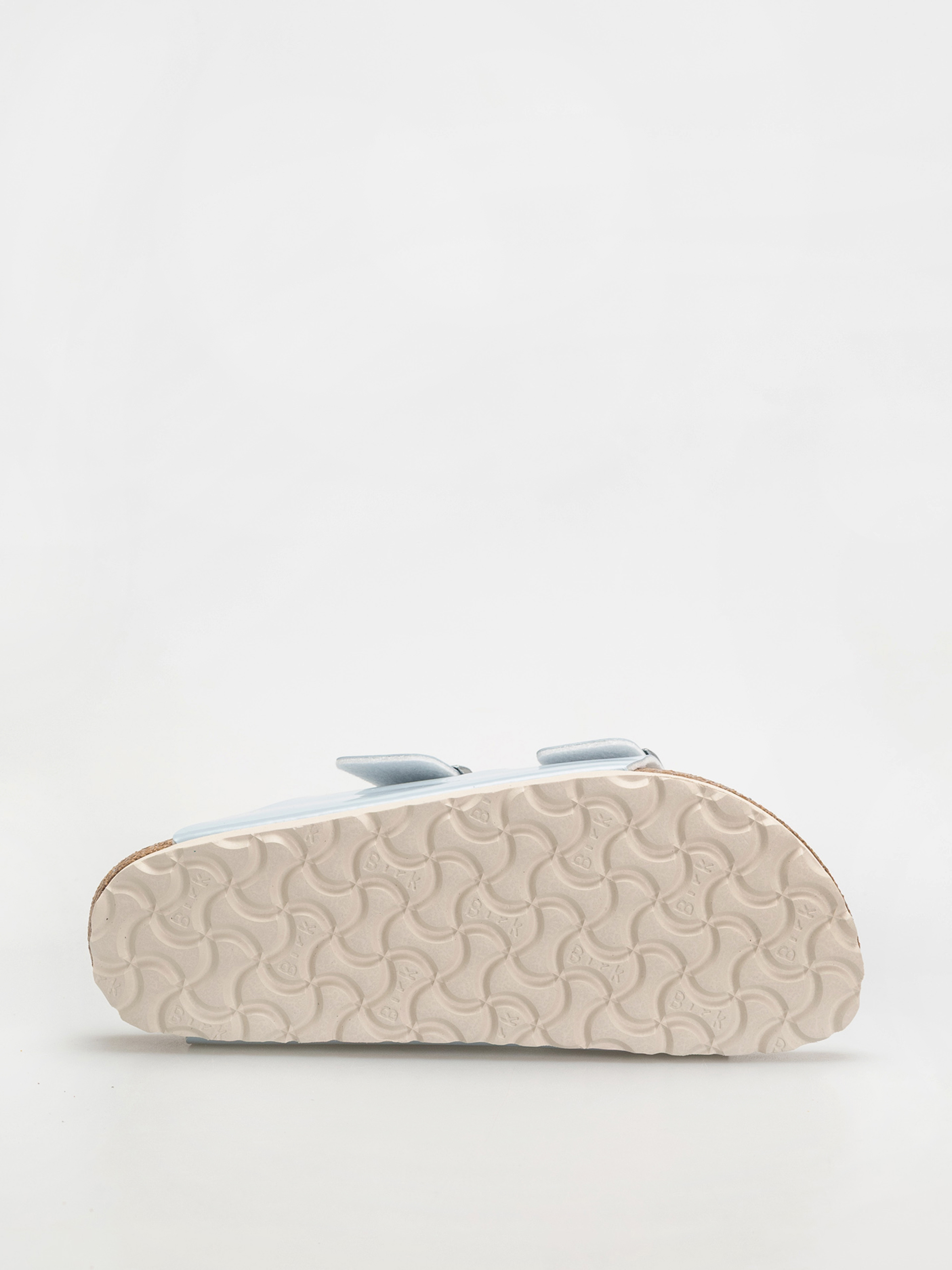 Šľapky Birkenstock Arizona Briko Flor Narrow Wmn (patent baby blue)