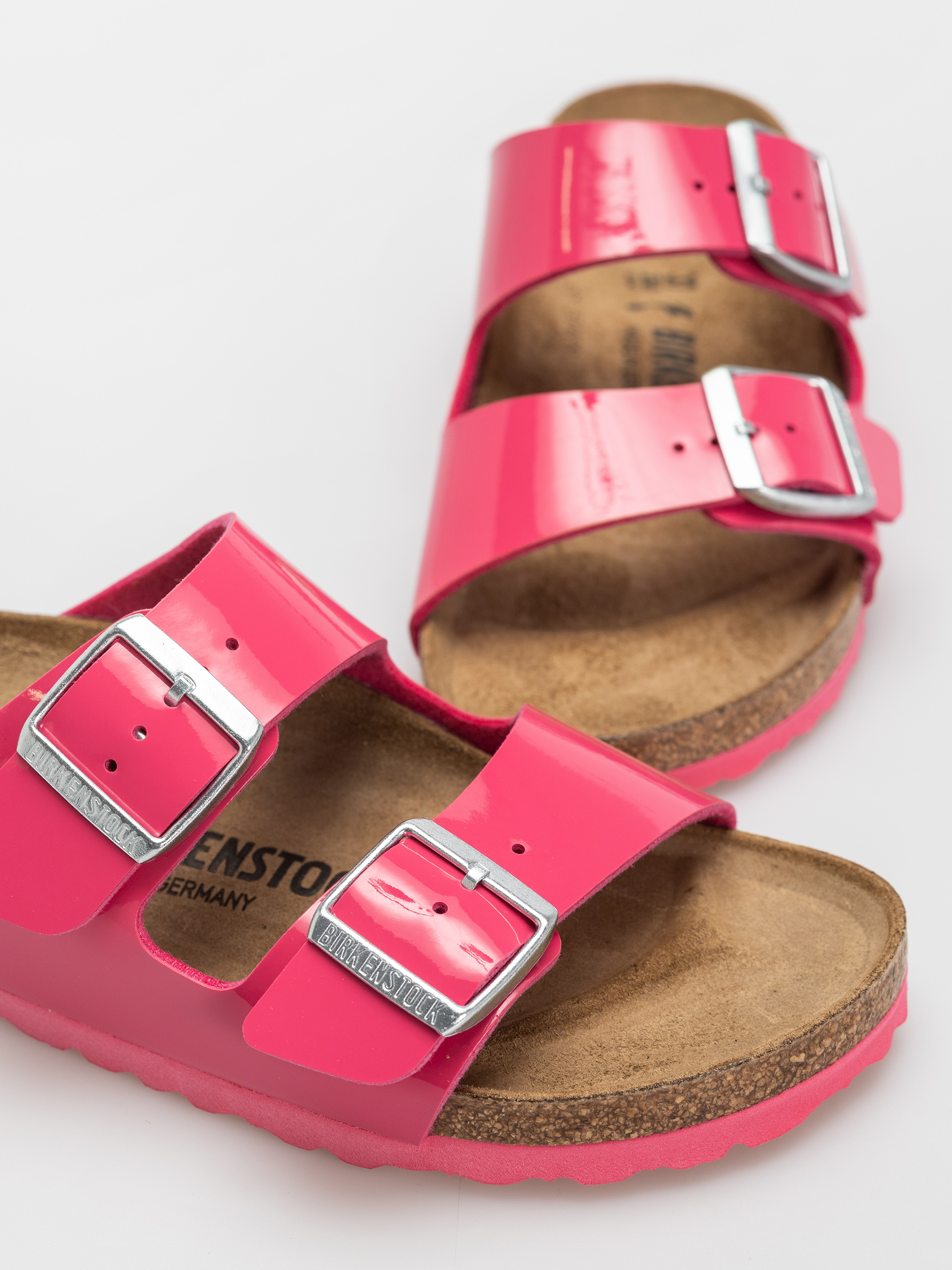 Šľapky Birkenstock Arizona Briko Flor Narrow Wmn (patent fuchsia tulip)