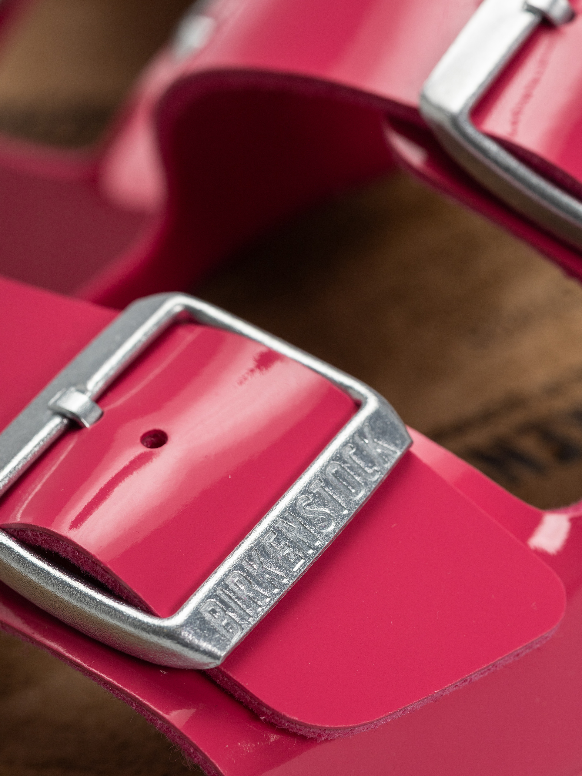 Šľapky Birkenstock Arizona Briko Flor Narrow Wmn (patent fuchsia tulip)