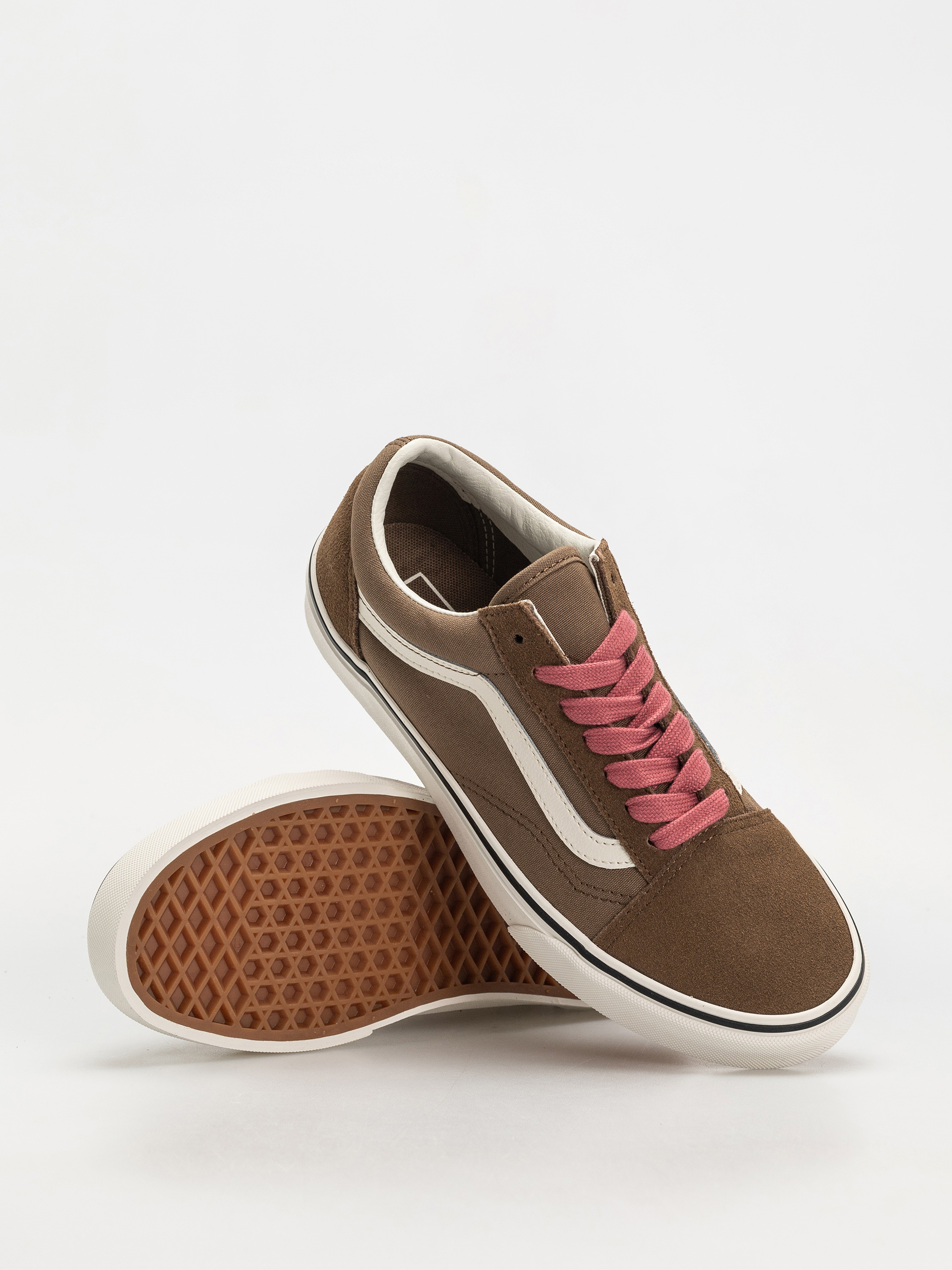 Topánky Vans Old Skool (pop brown/pink)