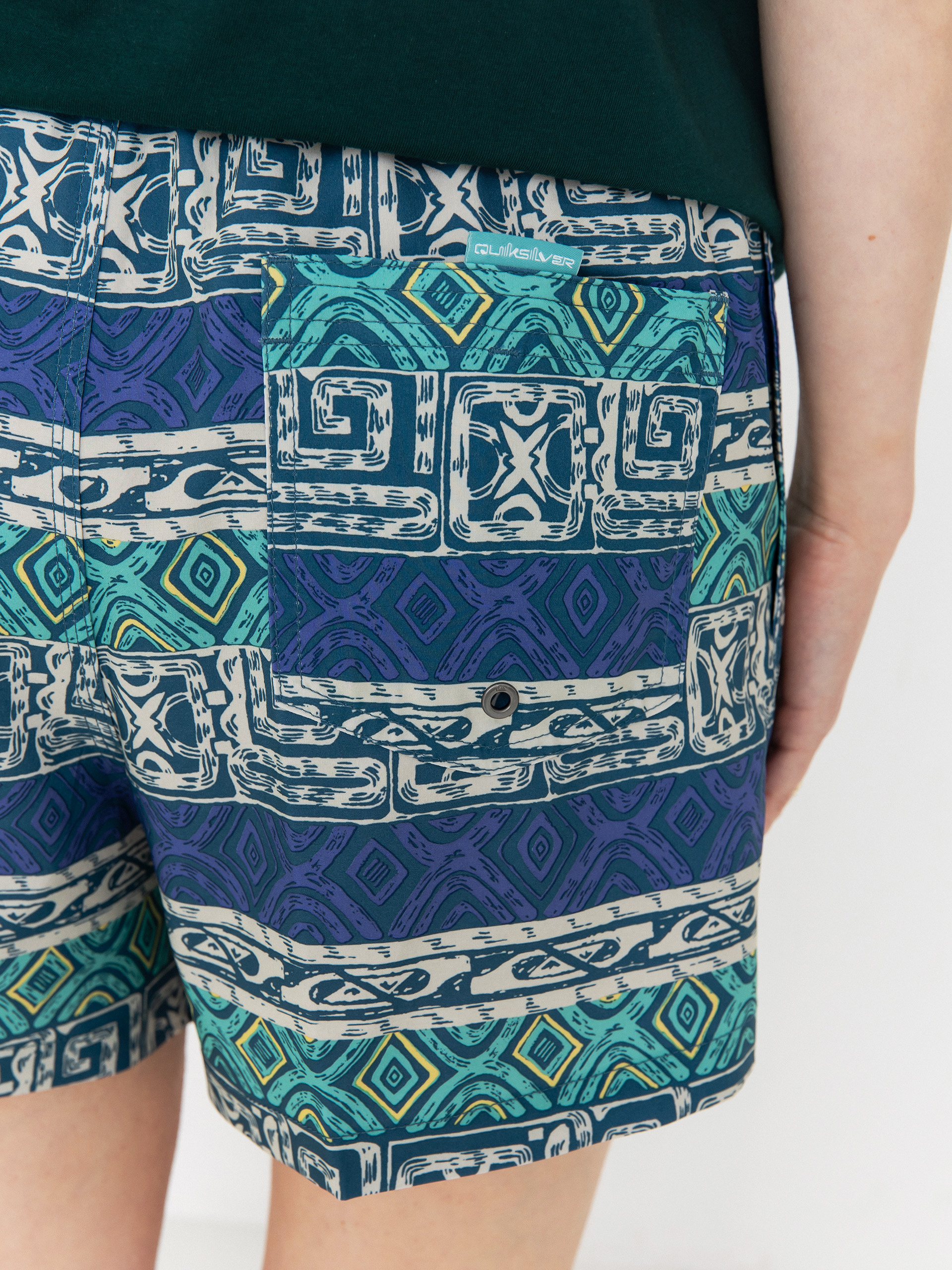 Kraťasy Quiksilver Surfsilk Volley Wmn (global heat dusted peri)