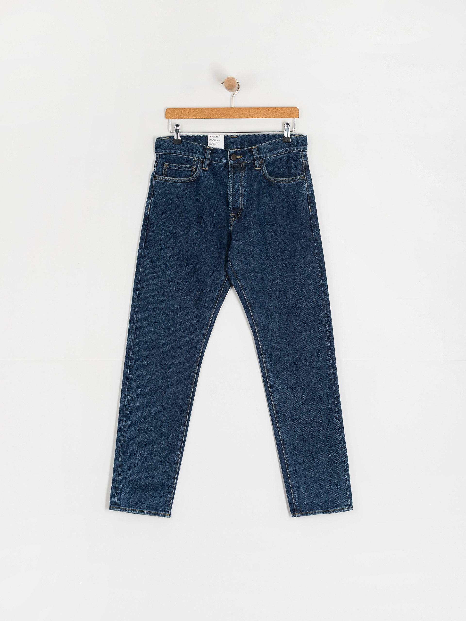 Nohavice Carhartt WIP Klondike (blue/stone washed)