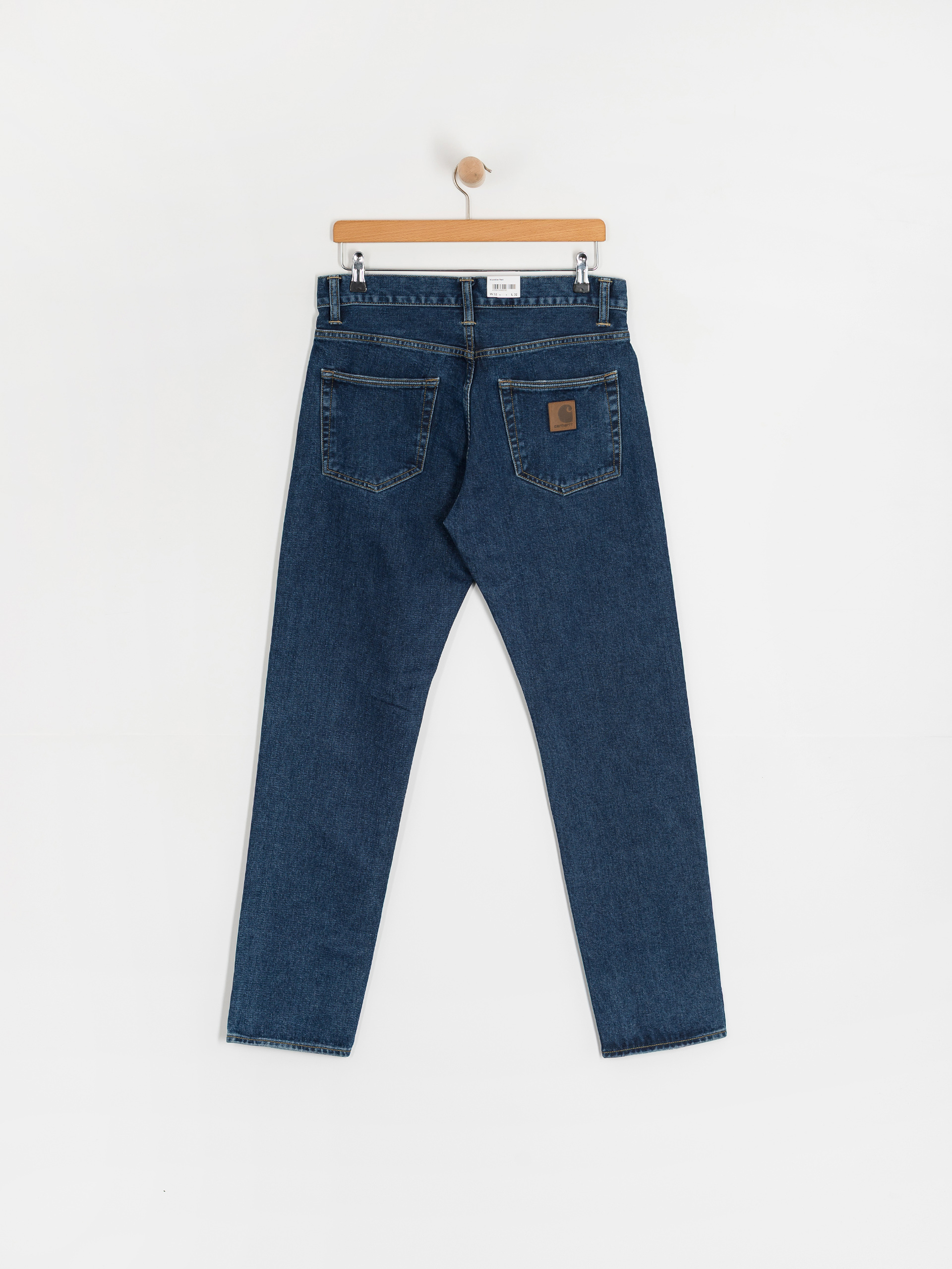 Nohavice Carhartt WIP Klondike (blue/stone washed)