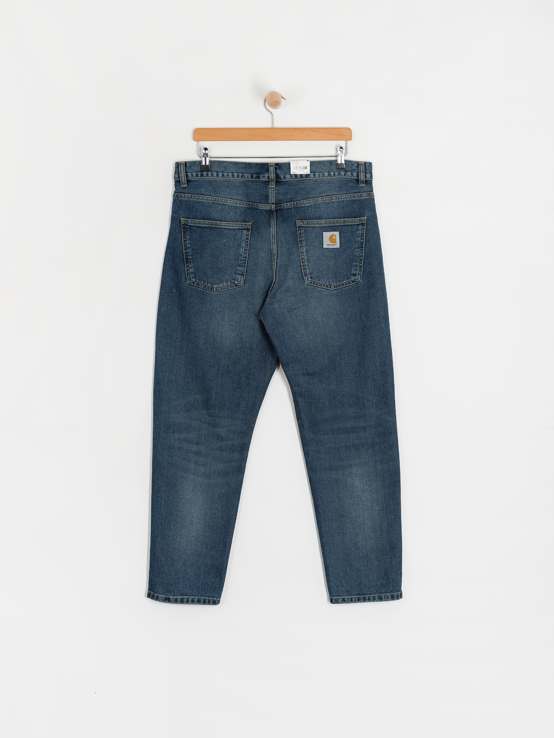 Nohavice Carhartt WIP Newel (blue/dark used wash)