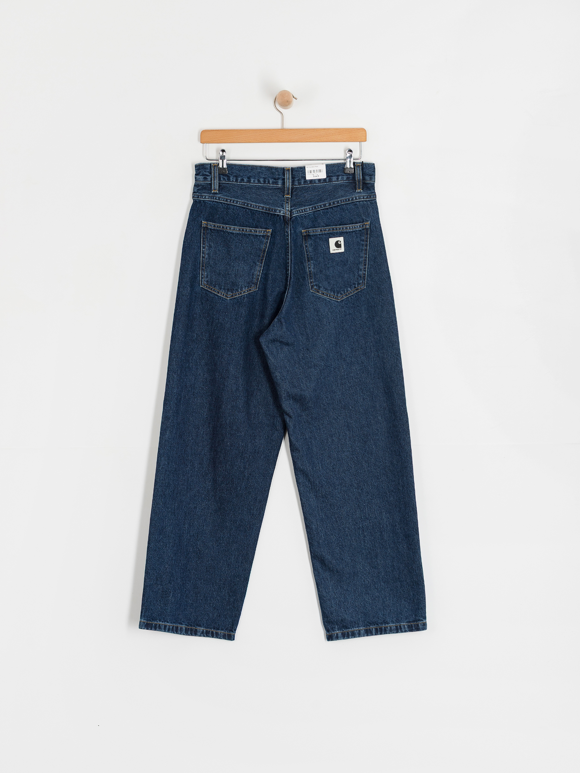 Nohavice Carhartt WIP Brandon Wmn (blue/stone washed)