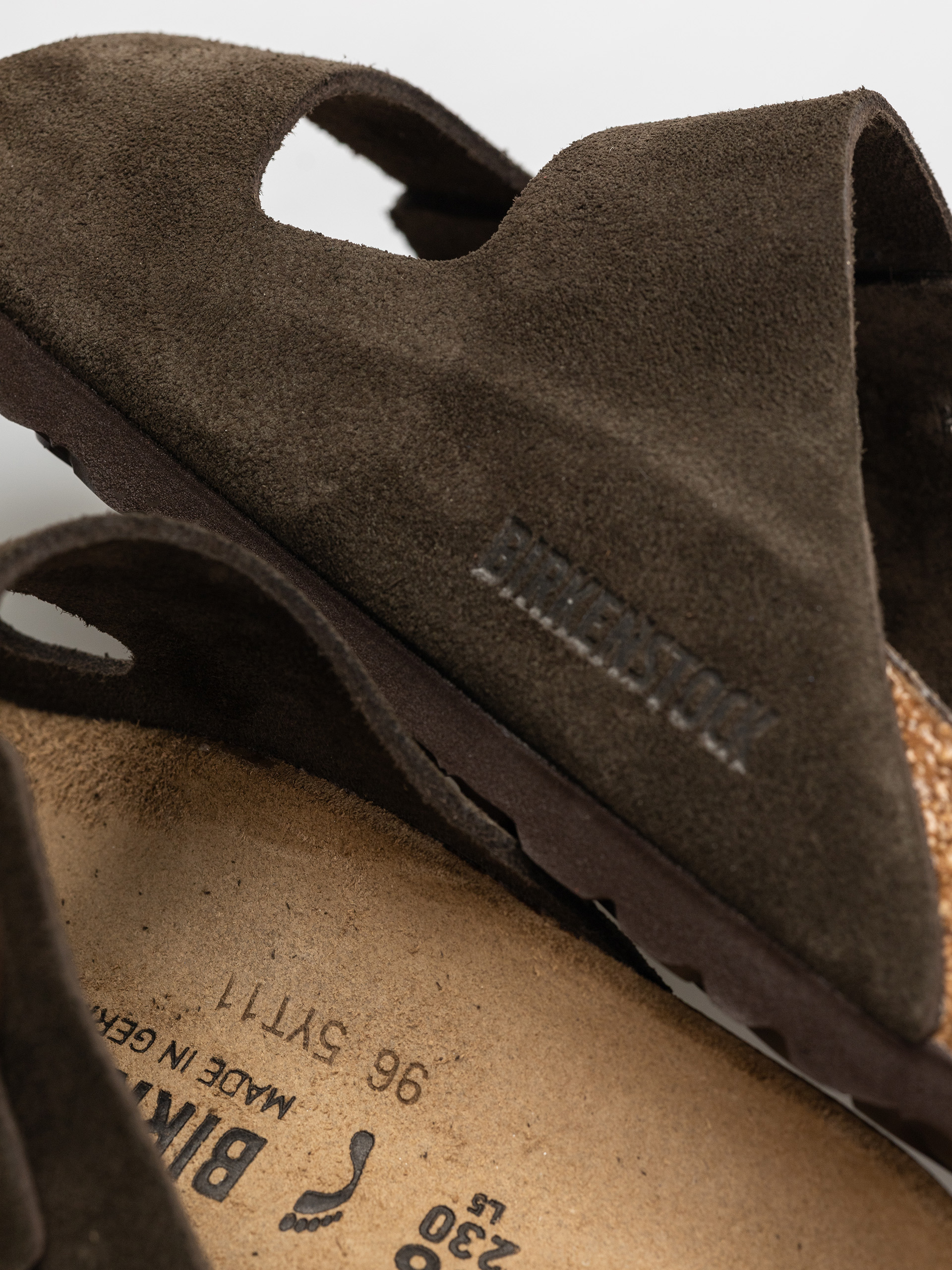 Šľapky Birkenstock Arizona Suede Leather Narrow Wmn (mocca)