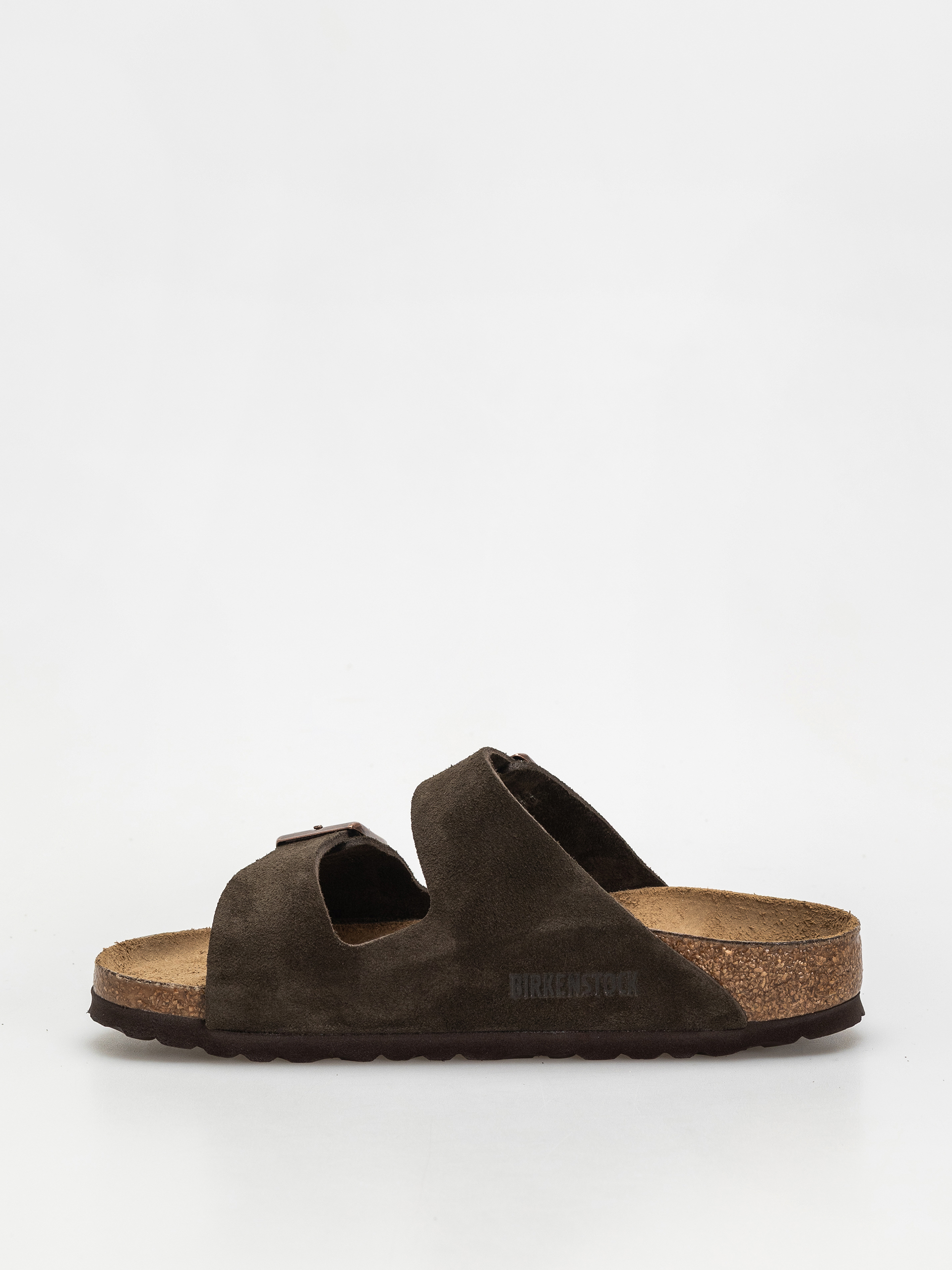 Šľapky Birkenstock Arizona Suede Leather Narrow Wmn (mocca)