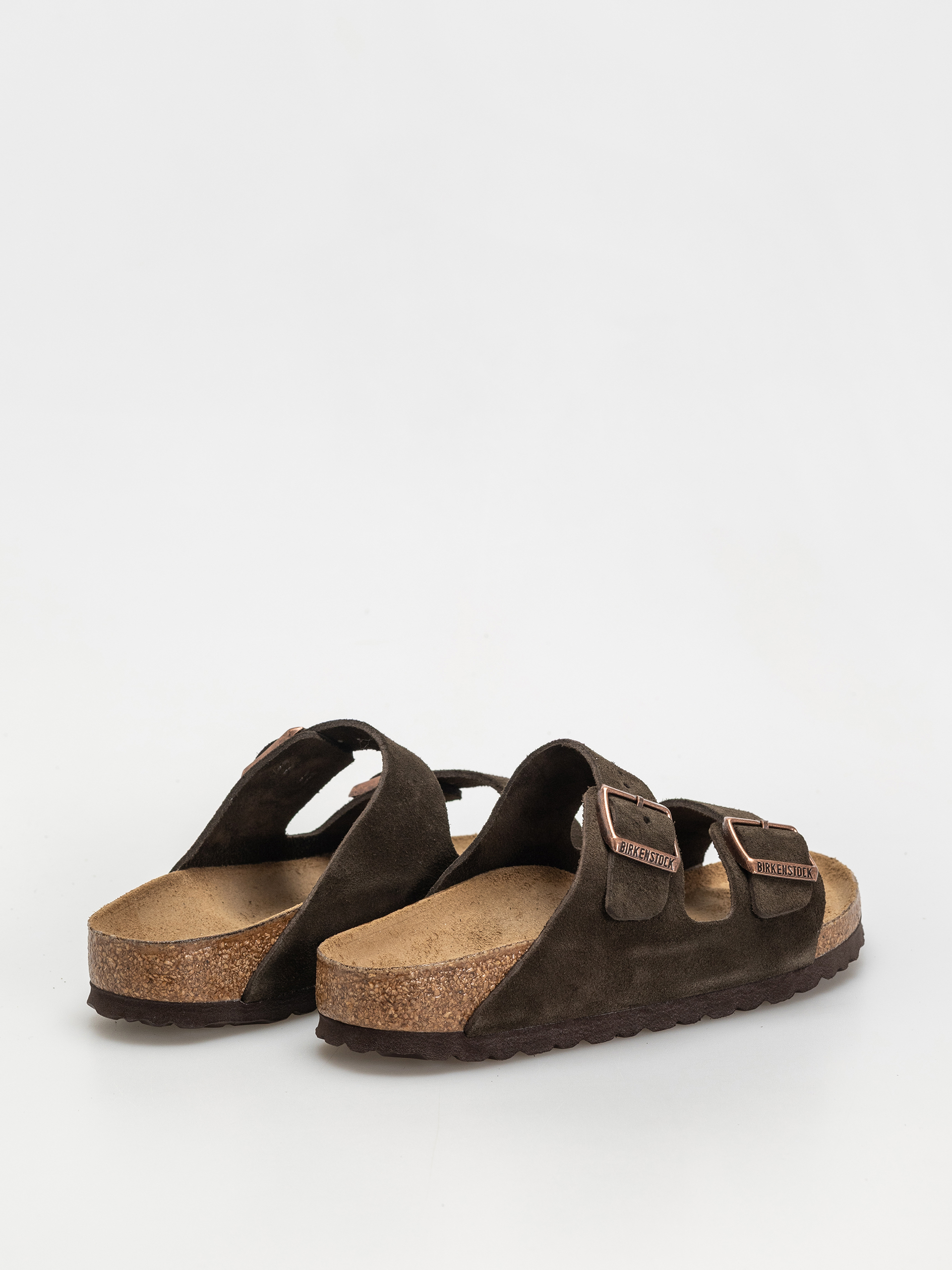 Šľapky Birkenstock Arizona Suede Leather Narrow Wmn (mocca)