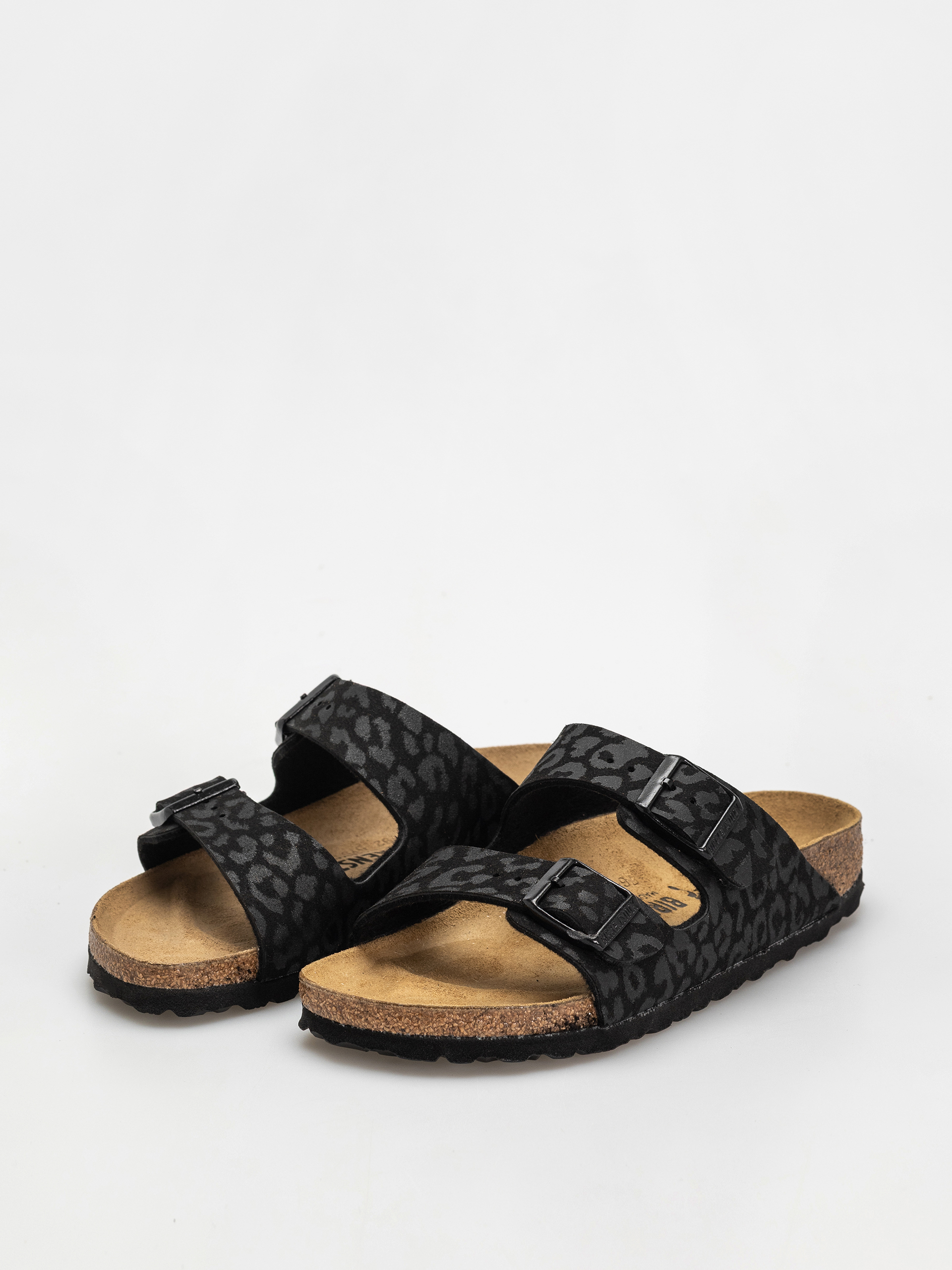 Šľapky Birkenstock Arizona Synthetics Narrow Wmn (leo black)