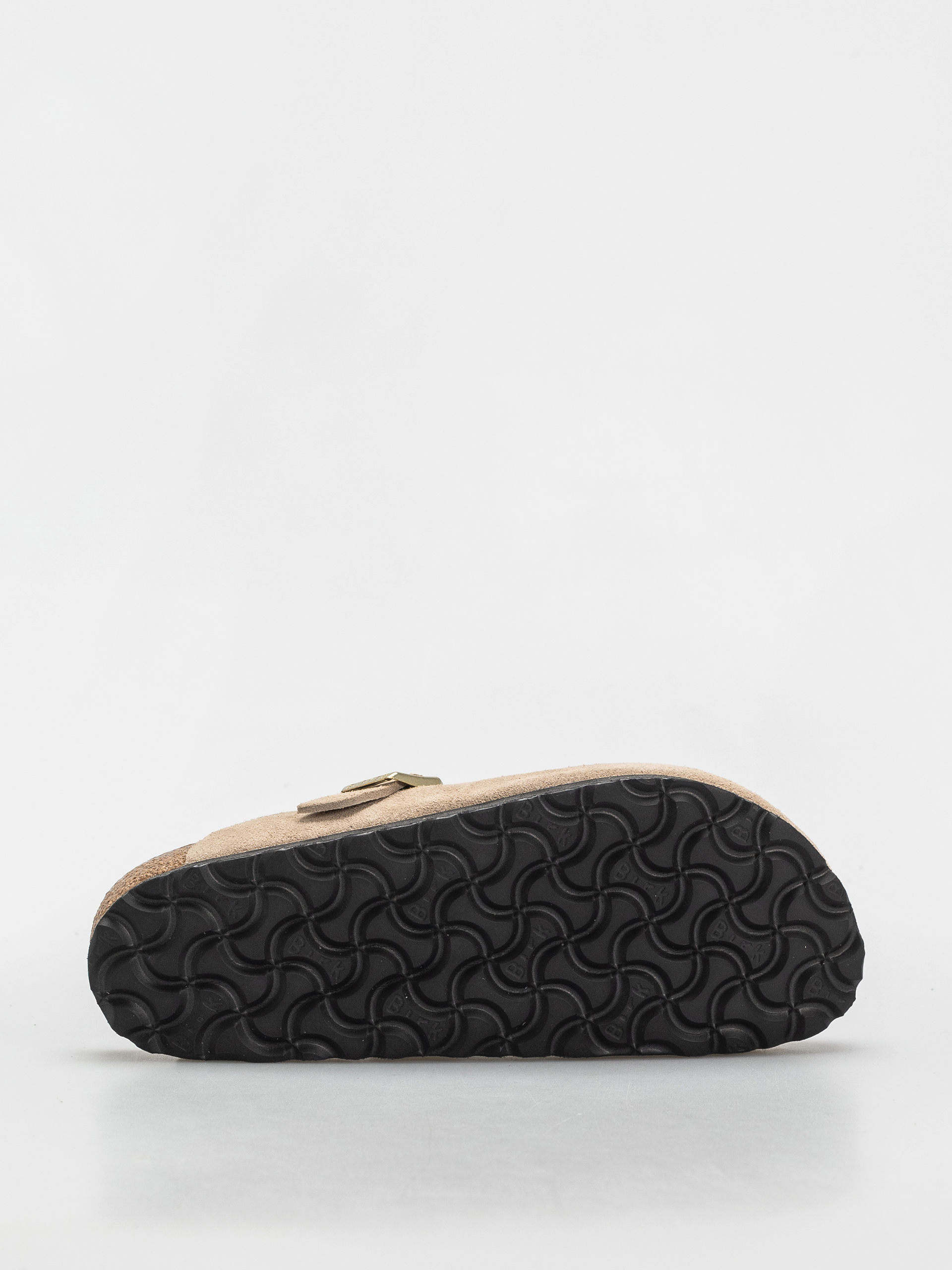 Šľapky Birkenstock Boston Suede Leather Narrow Wmn (sandcastle)