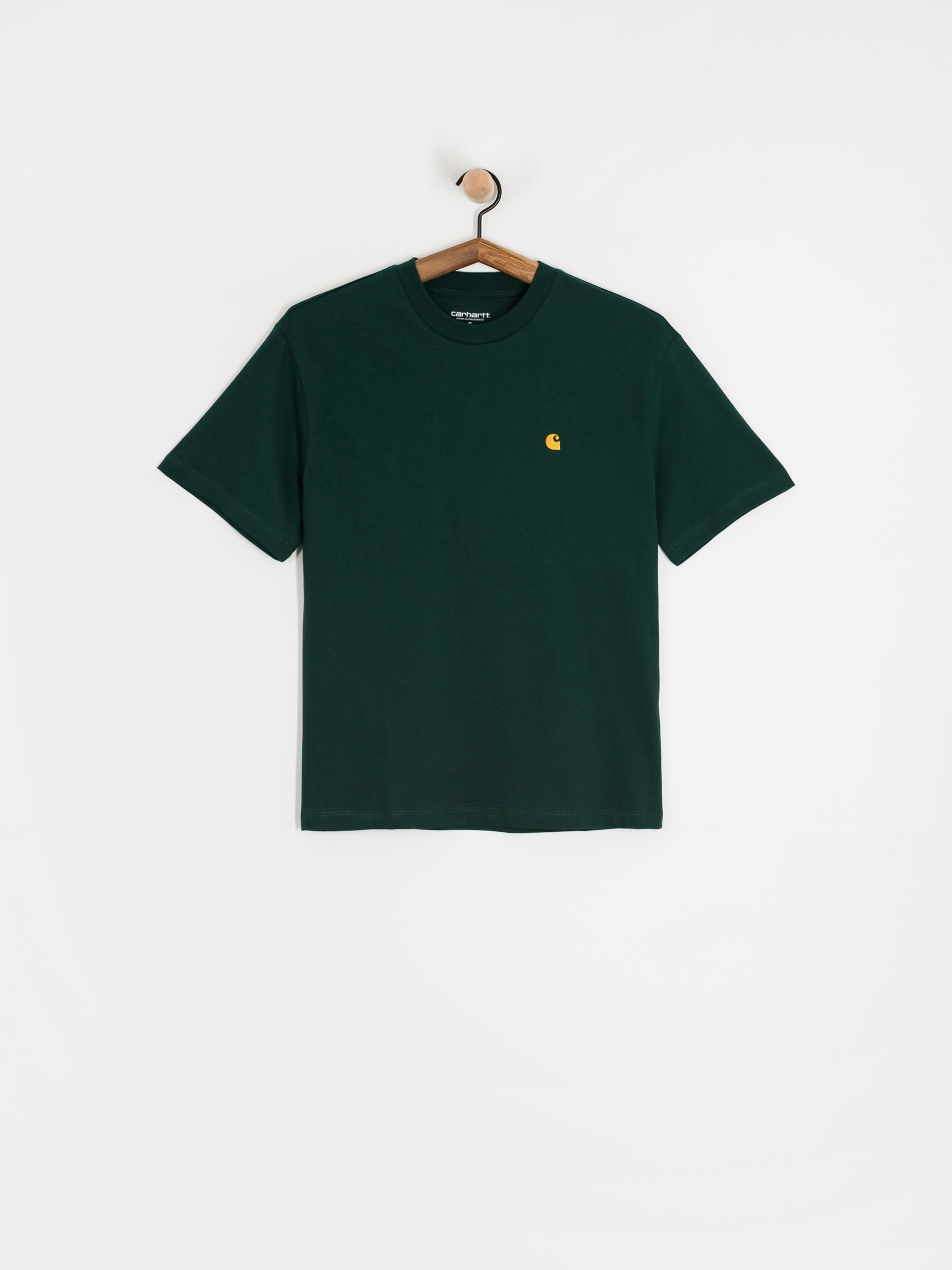 Tričko Carhartt WIP Chase Wmn (dark fir/gold)