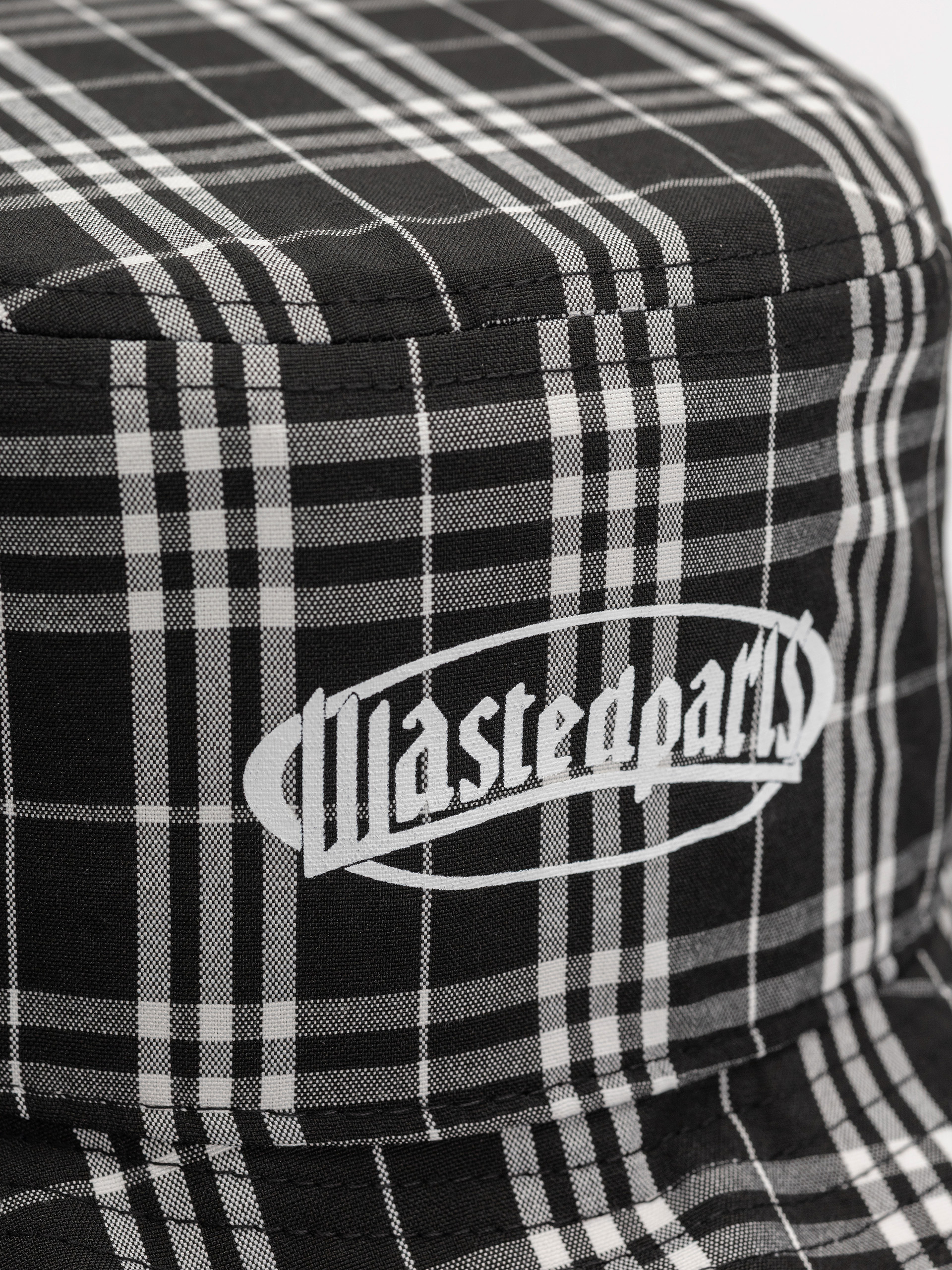 Šiltovka Wasted Paris Yard Tartan Safari Hat (black/white)