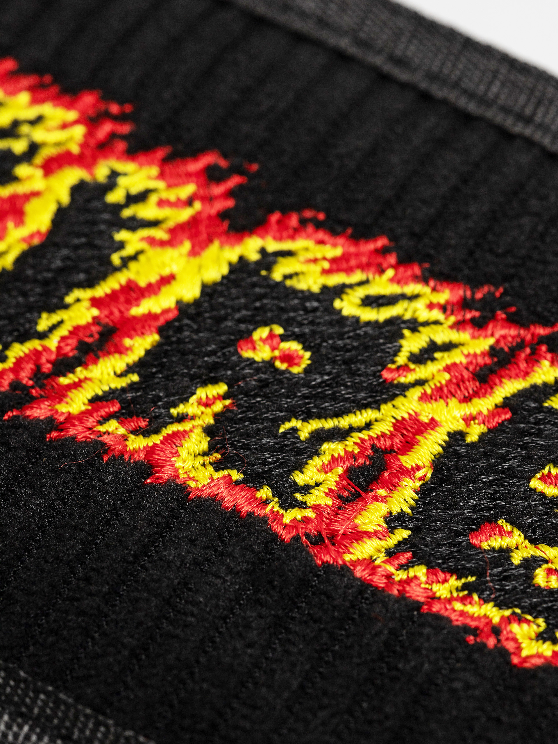 Peňaženka Spitfire Flames Script (black)