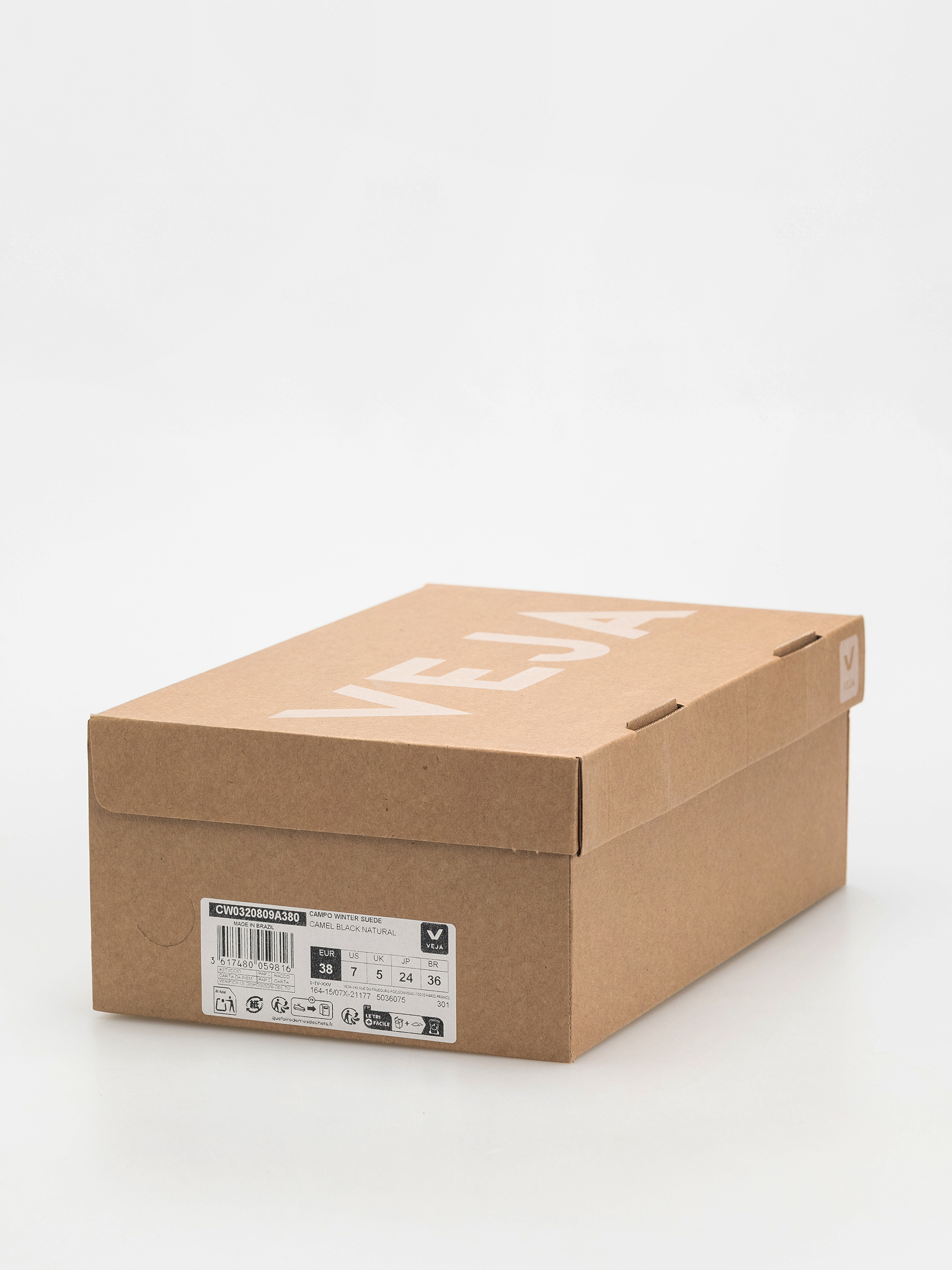 Topánky Veja Campo Winter Wmn (camel black natural)