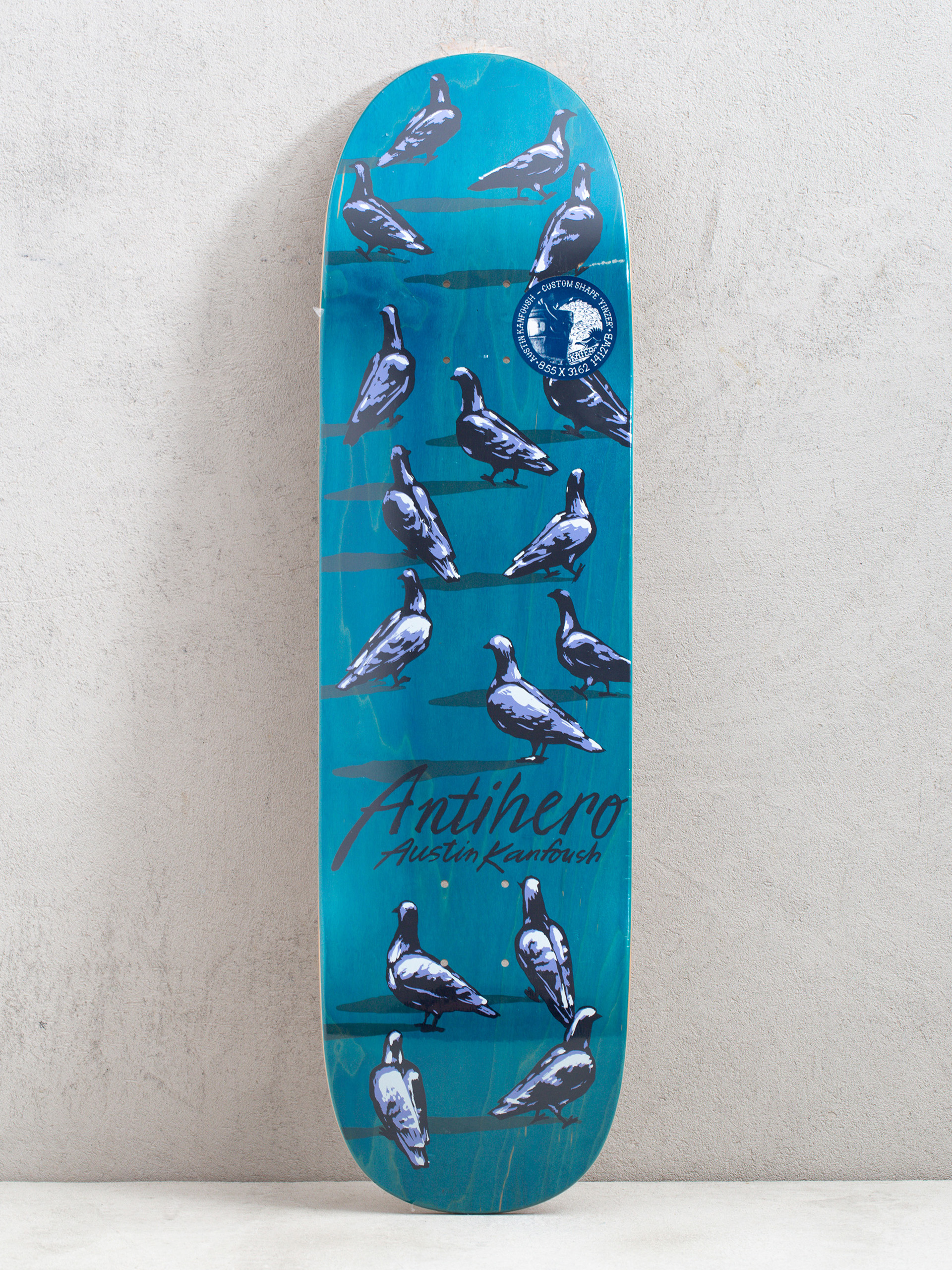Doska Antihero Kanfoush Down Pigeon Custom (blue)