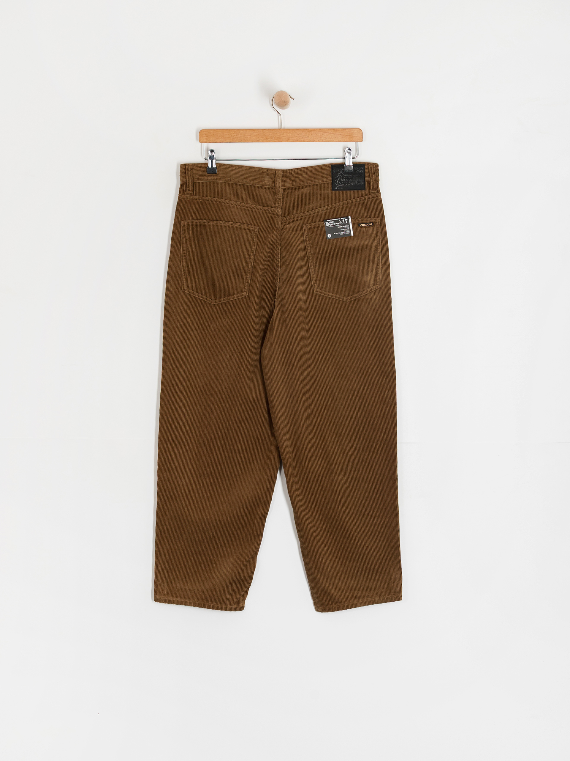 Nohavice Volcom Billow Tapered Cord (ermine)