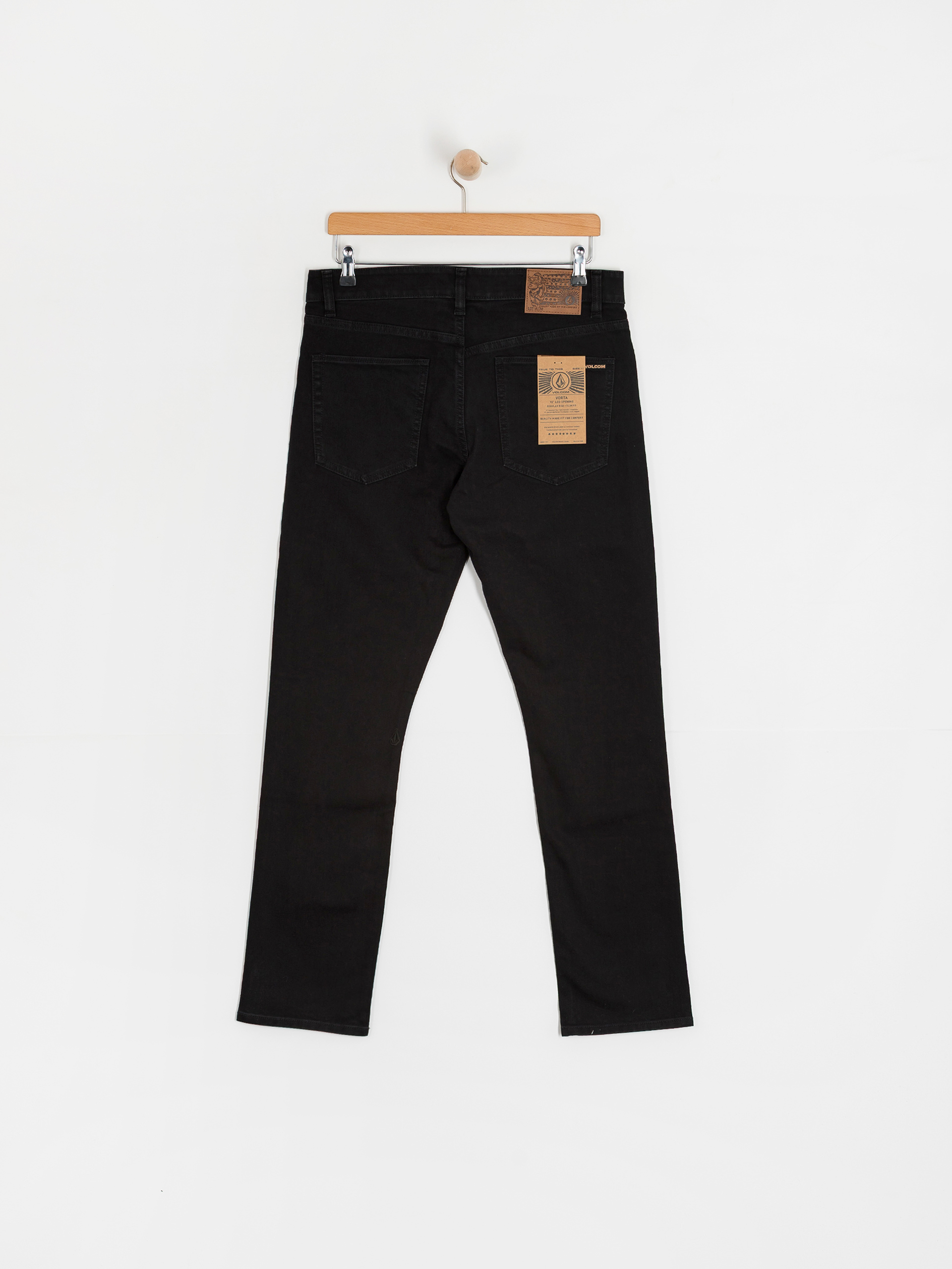 Nohavice Volcom Vorta Denim (black out)
