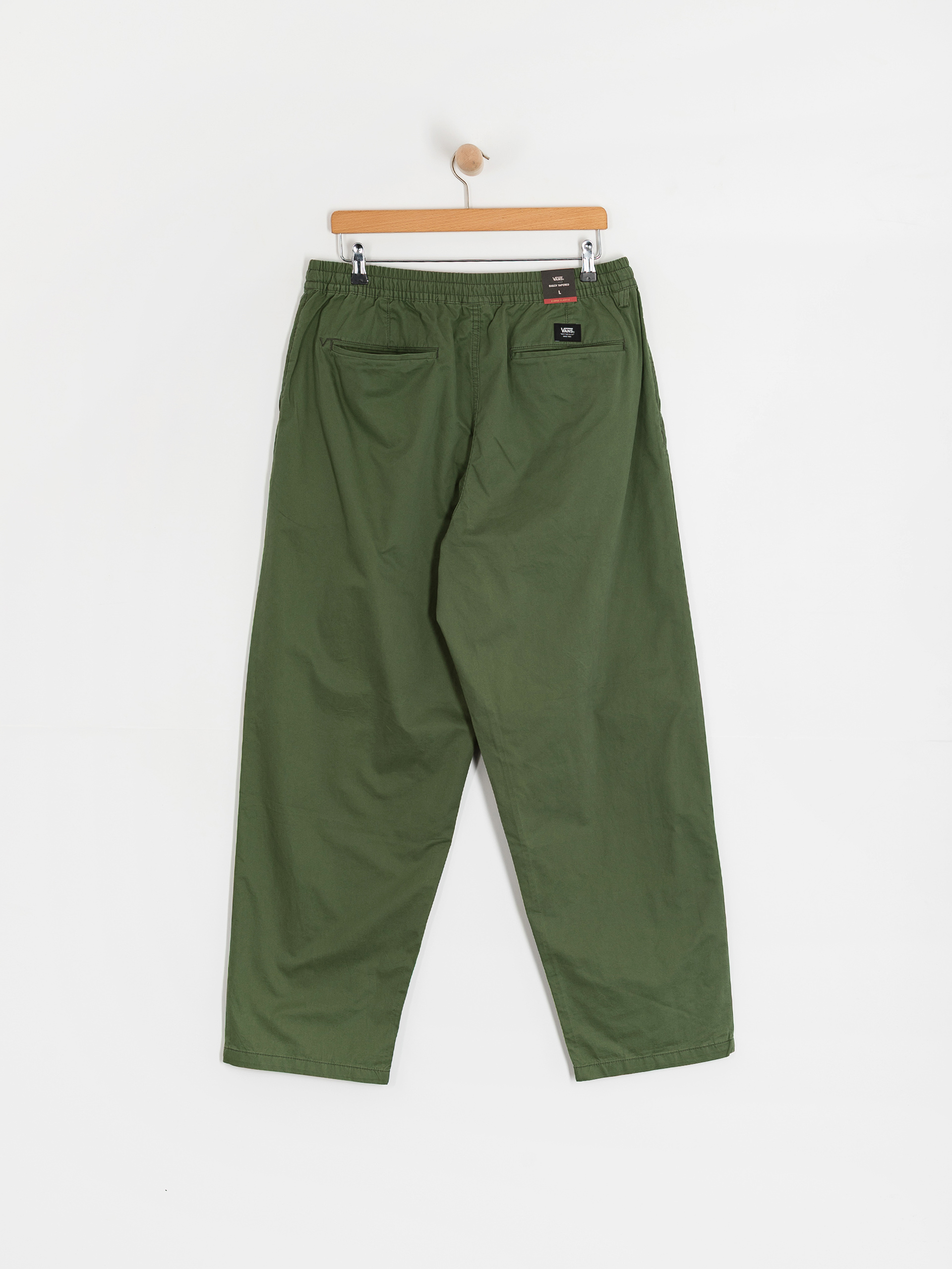 Nohavice Vans Range Baggy Tapered Elastic Waist (pine forest)
