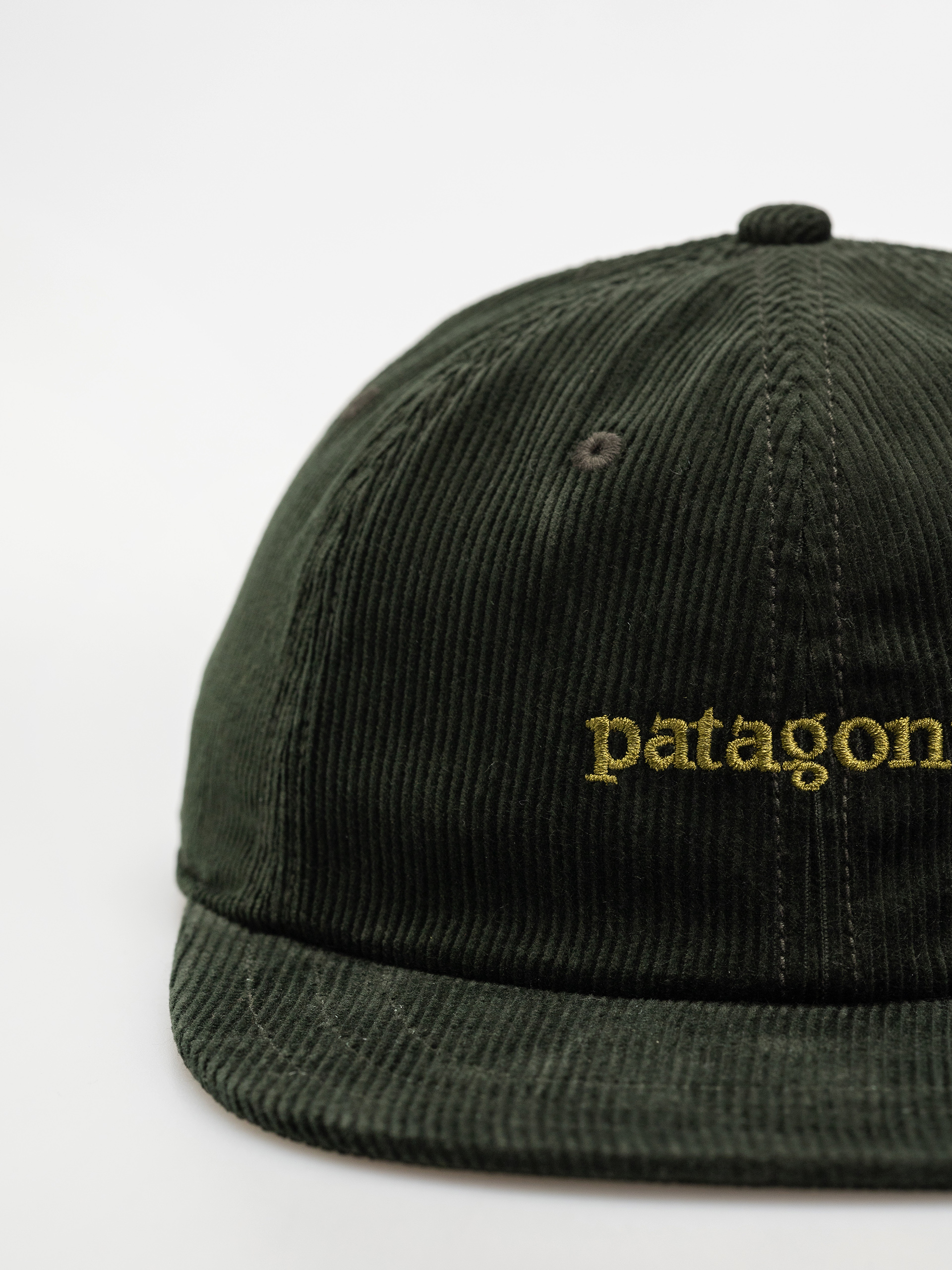 Šiltovka Patagonia Corduroy (text logo old growth green)