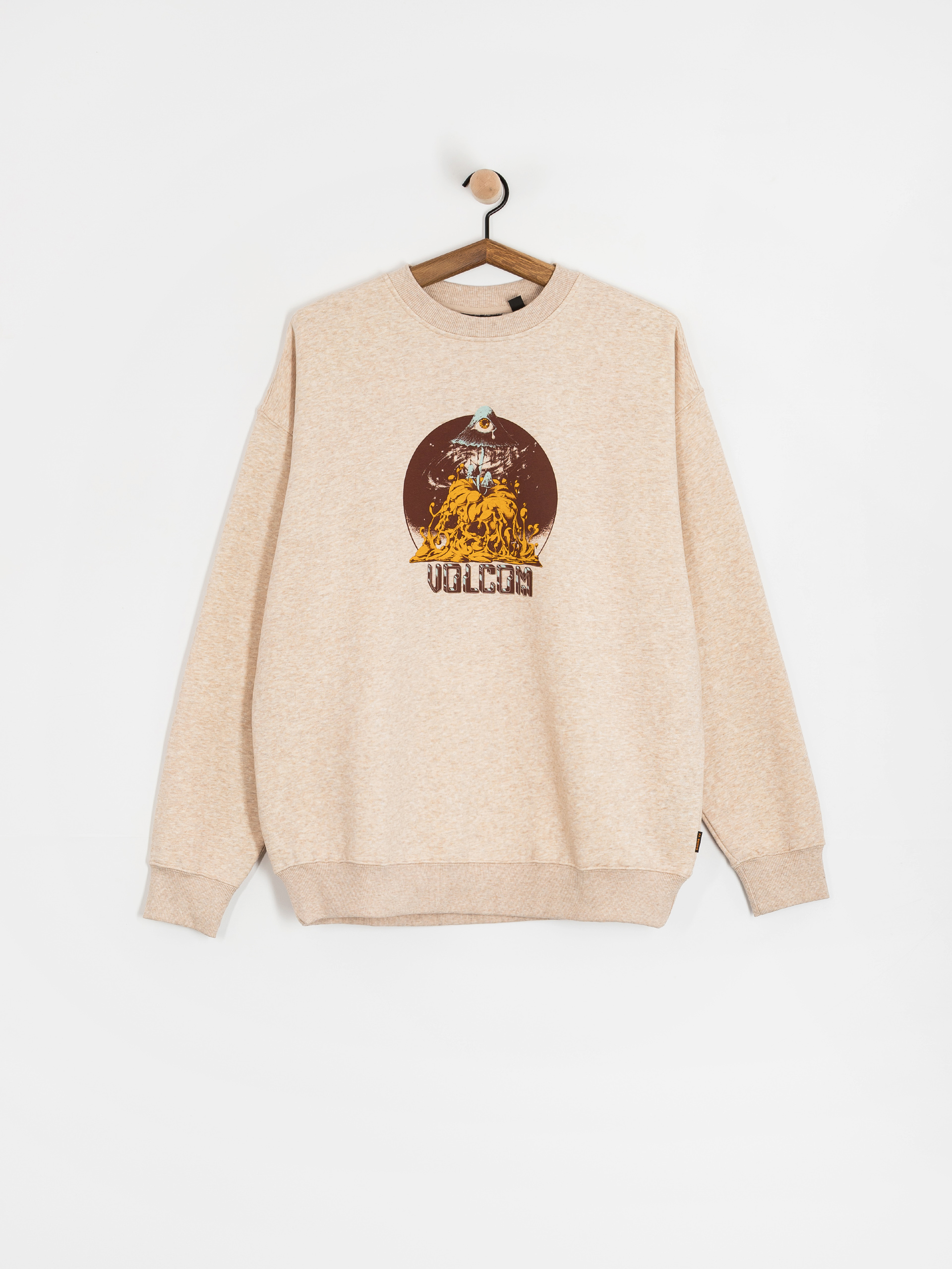 Mikina Volcom Fa Callum Rooney Crew (dust heather)