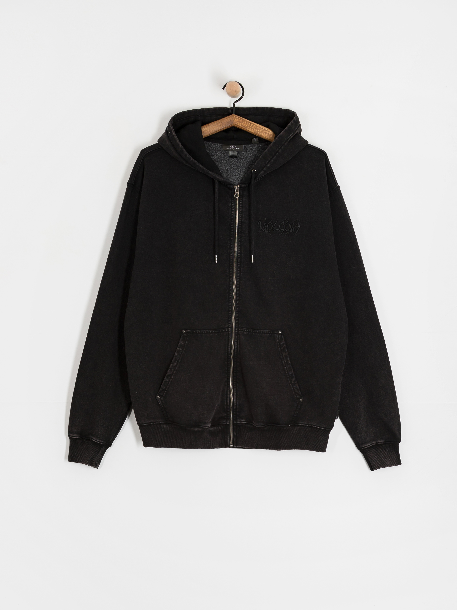 Mikina Volcom Studder Zip (black)