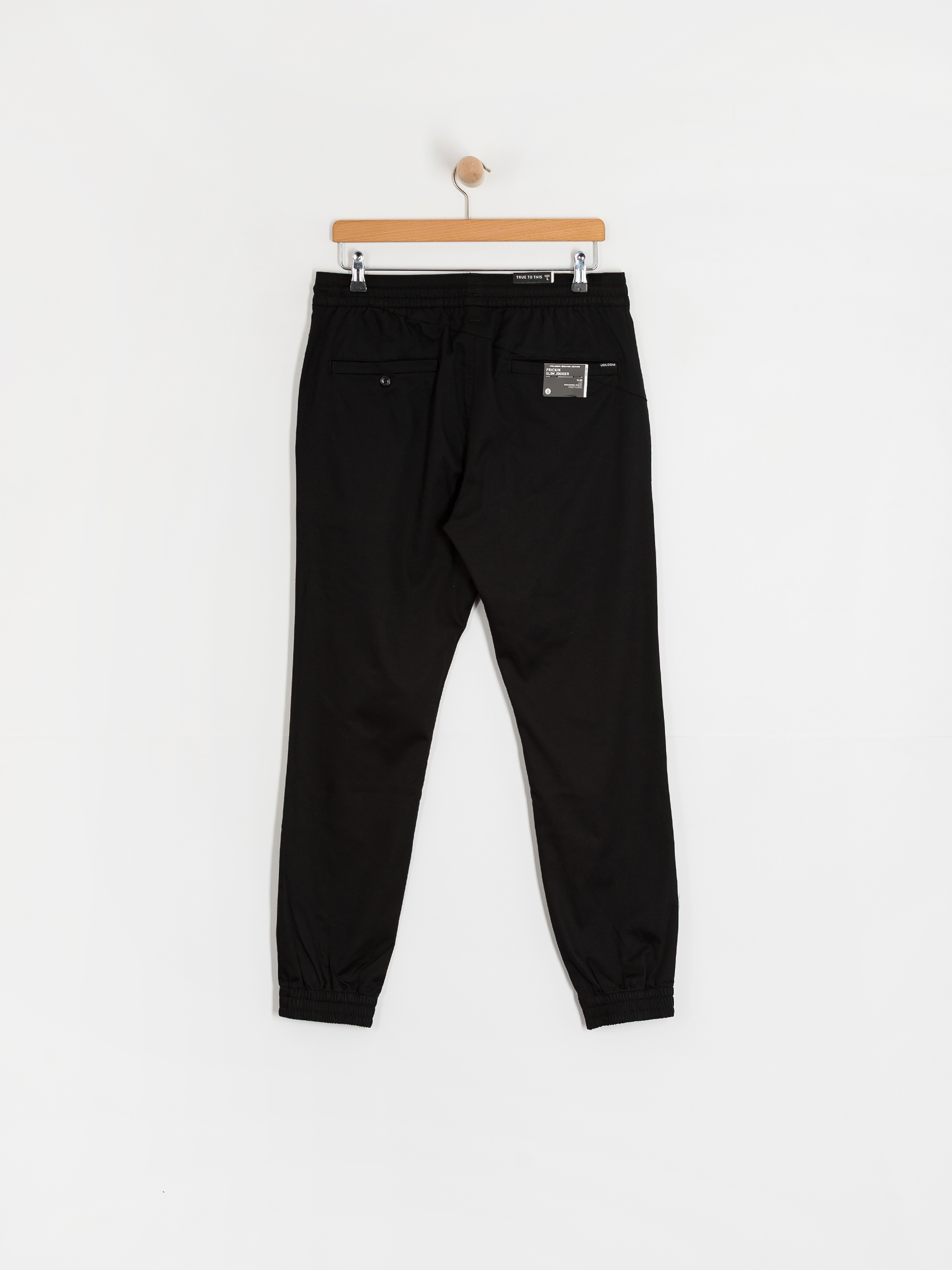 Nohavice Volcom Frickin Slim Jogger (black)