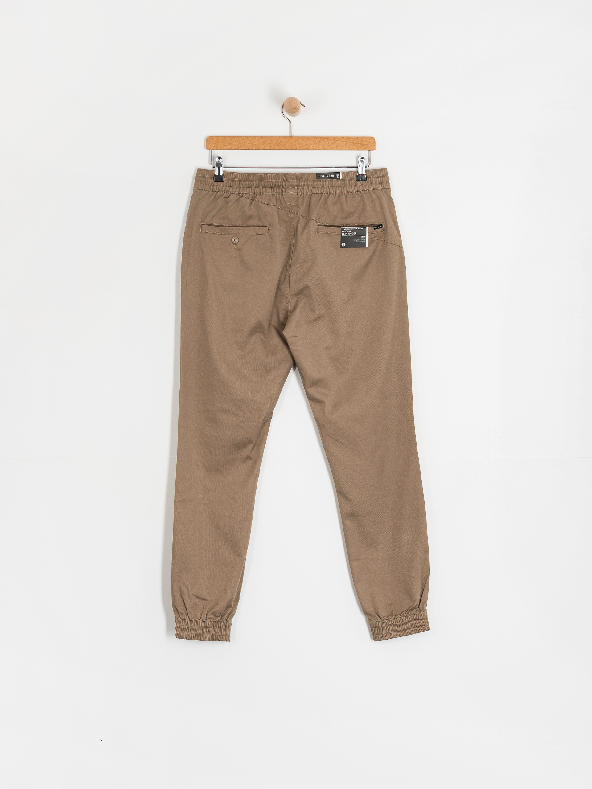 Nohavice Volcom Frickin Slim Jogger (khaki)