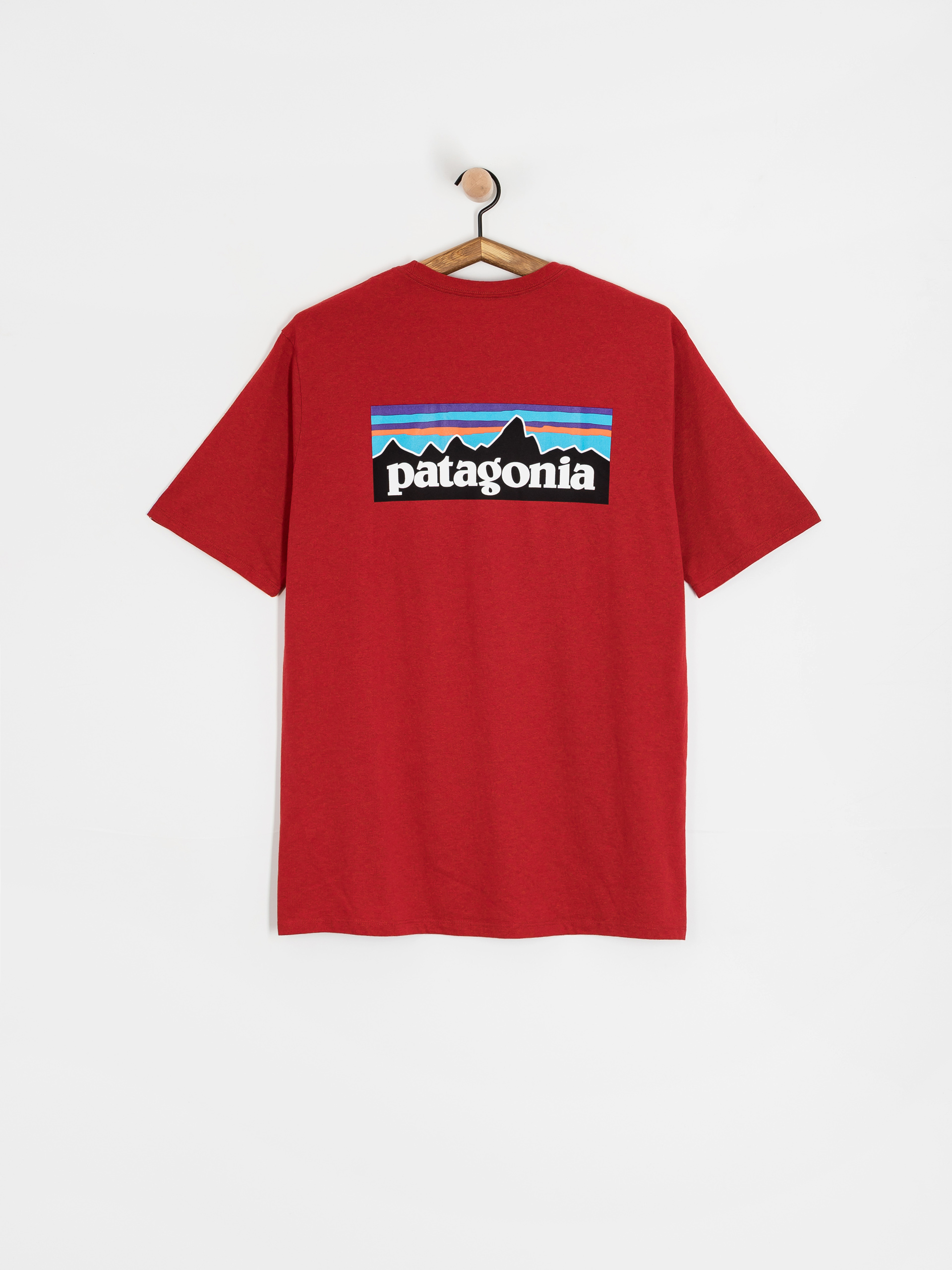 Tričko Patagonia P 6 Logo Responsibili (amanita red)
