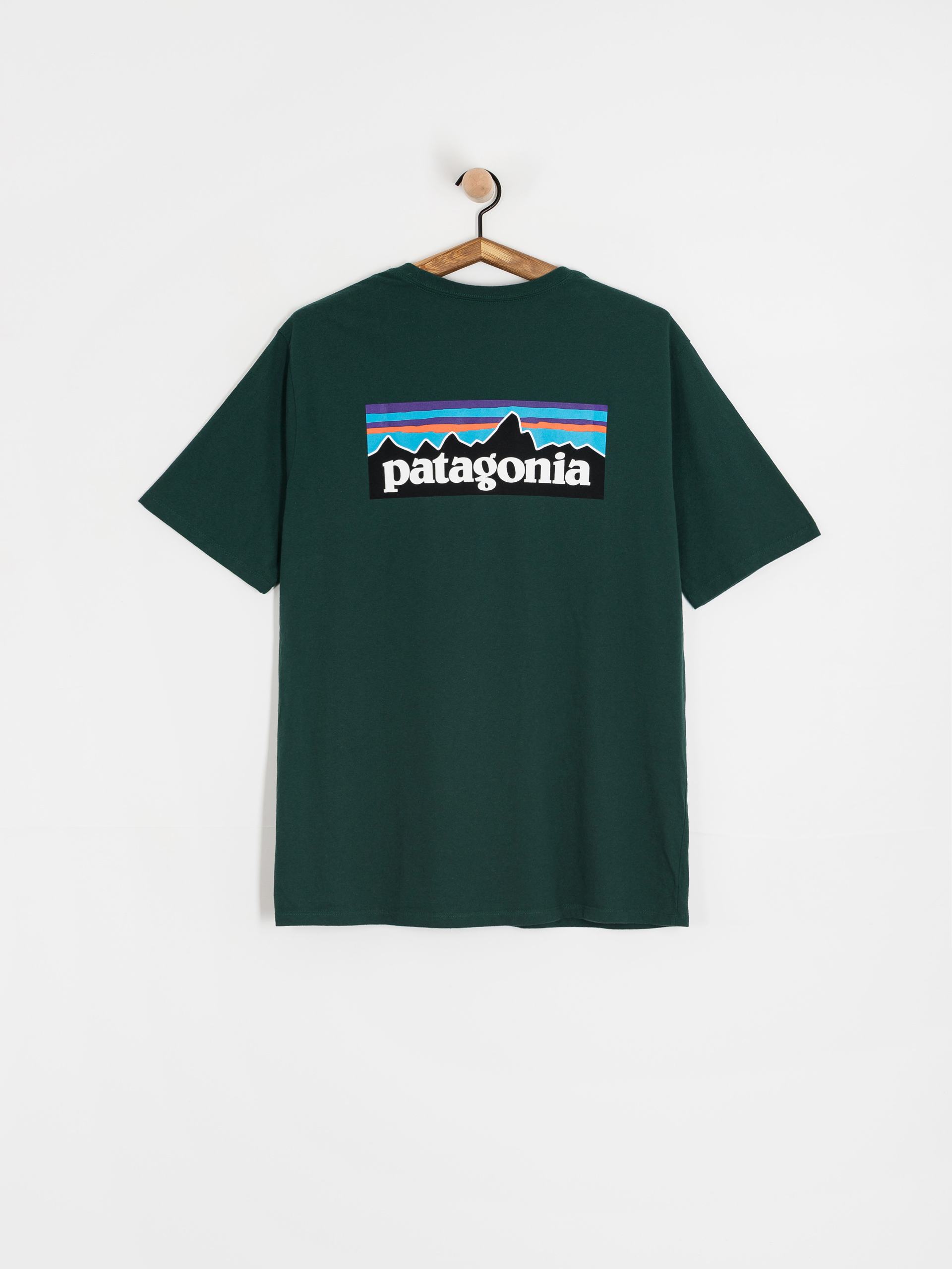 Tričko Patagonia P 6 Logo Responsibili (cascade green)