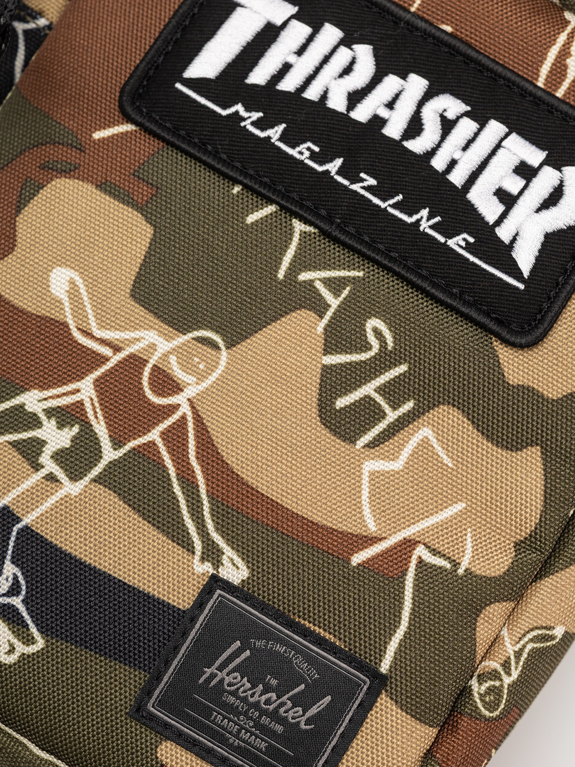 Taška Herschel Supply Co. X Thrasher Gonz Heritage Crossbody (woodland camo)