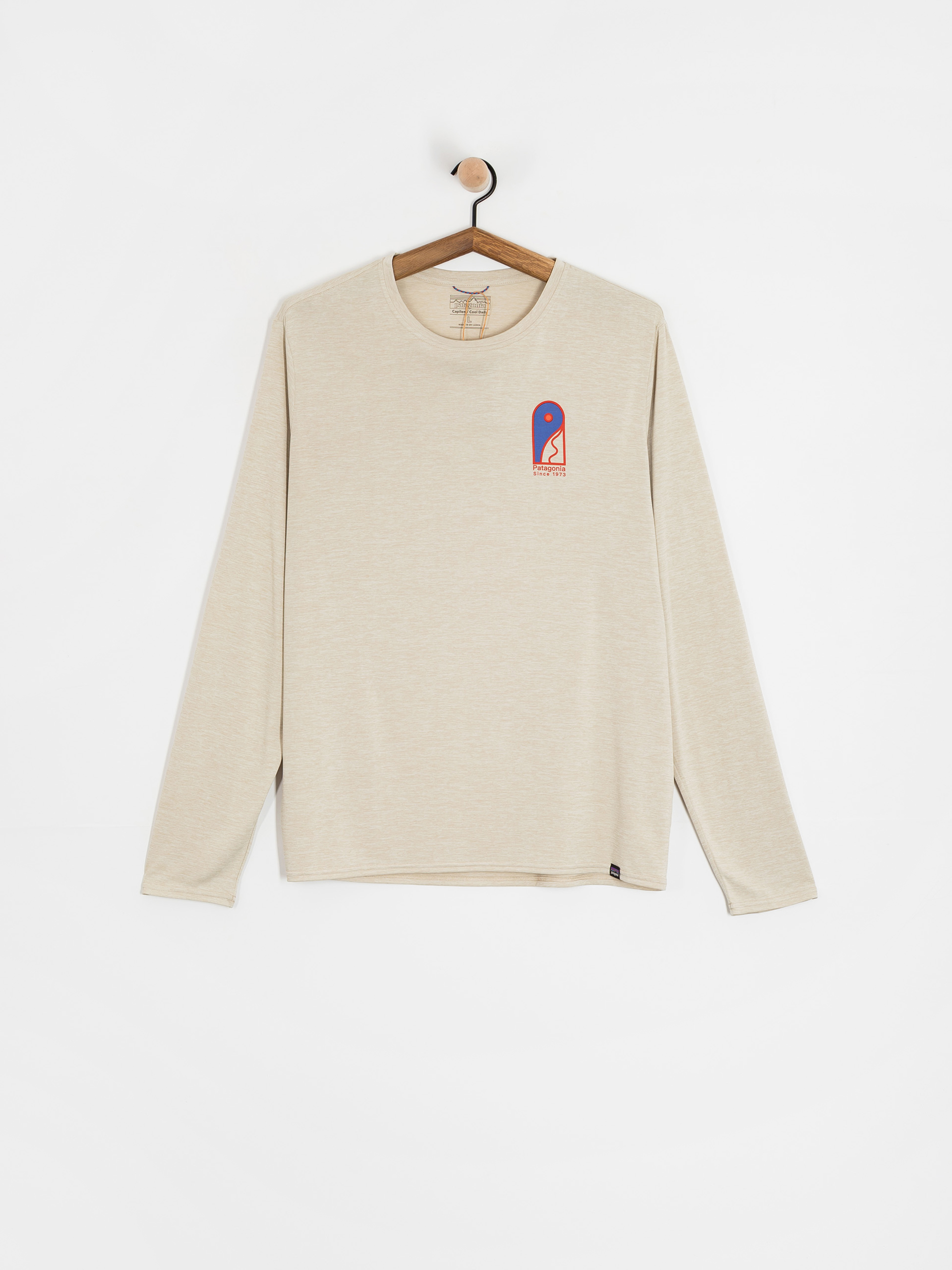 Triko Patagonia Cap Cool Daily Graphic Lands (earlylines pumice x-dye)