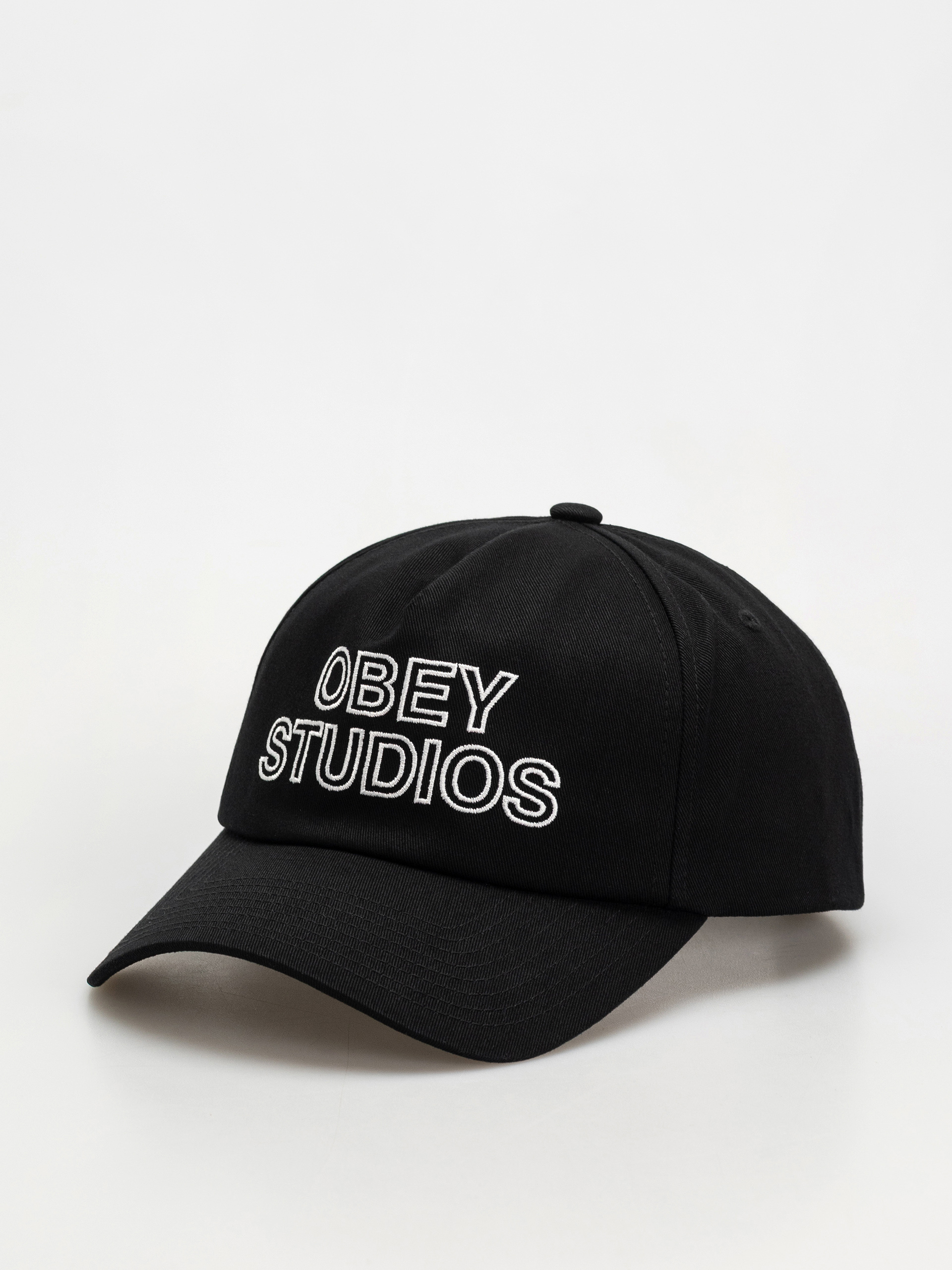 u0160iltovka OBEY Obey Studios 5 Panel Strapback (black)