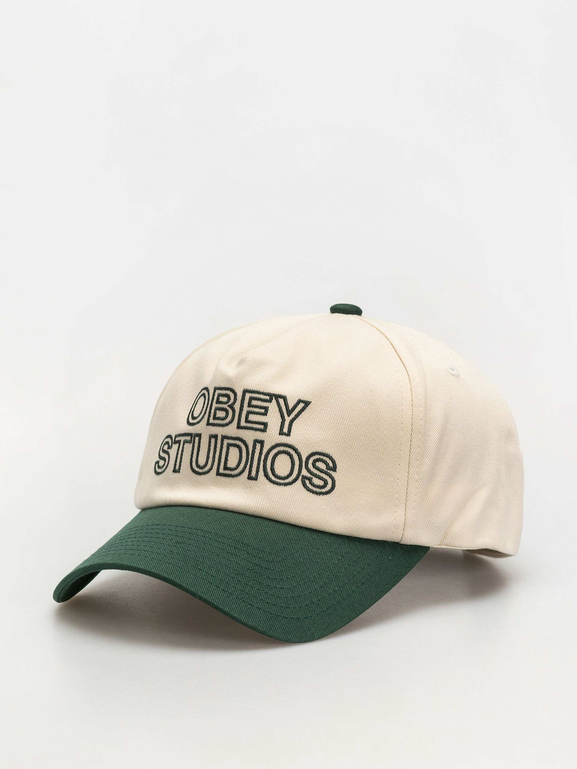 u0160iltovka OBEY Obey Studios 5 Panel Strapback (unbleached multi)