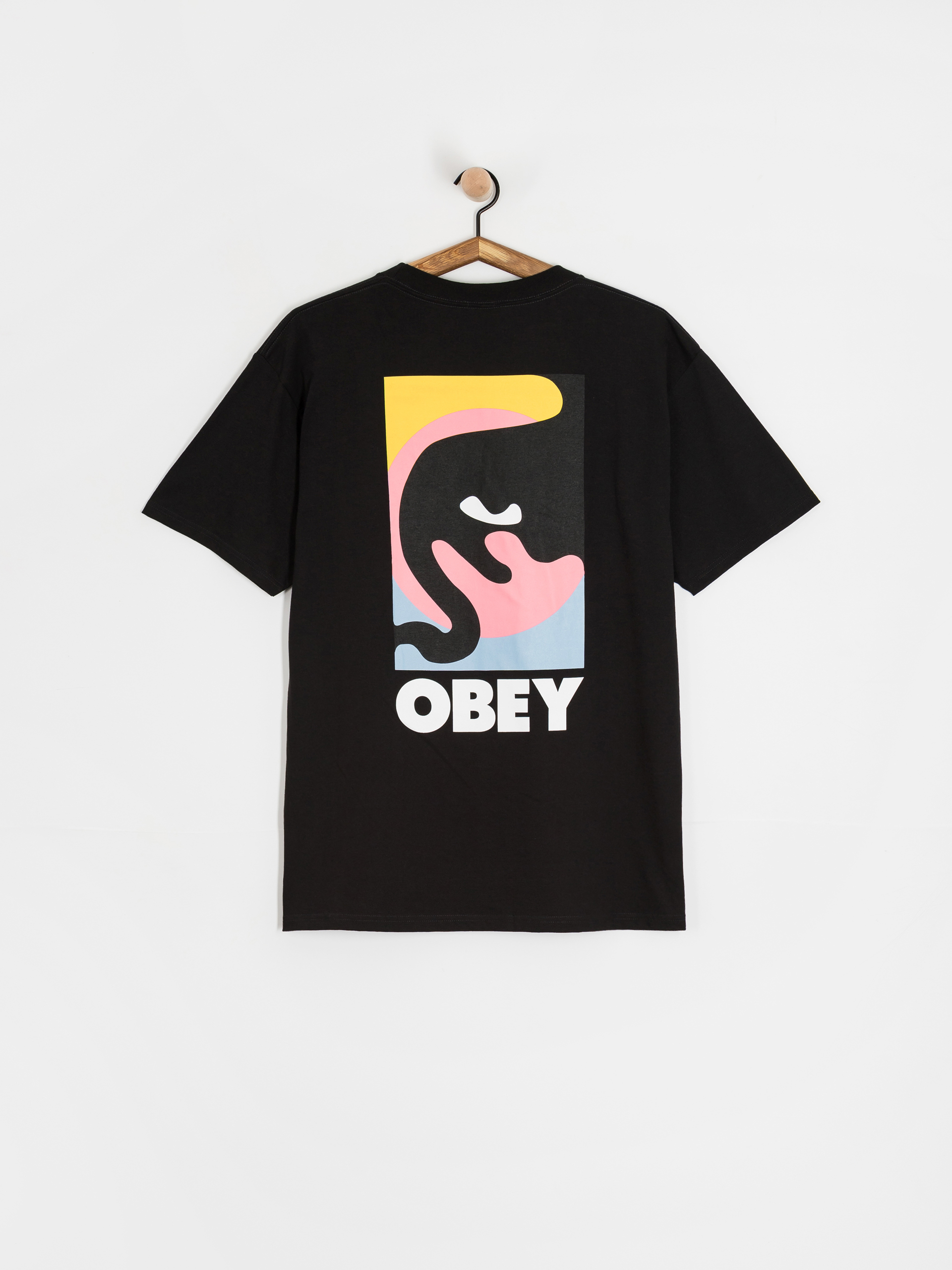 Tričko OBEY Obey Quarter Icon - čierna (black)