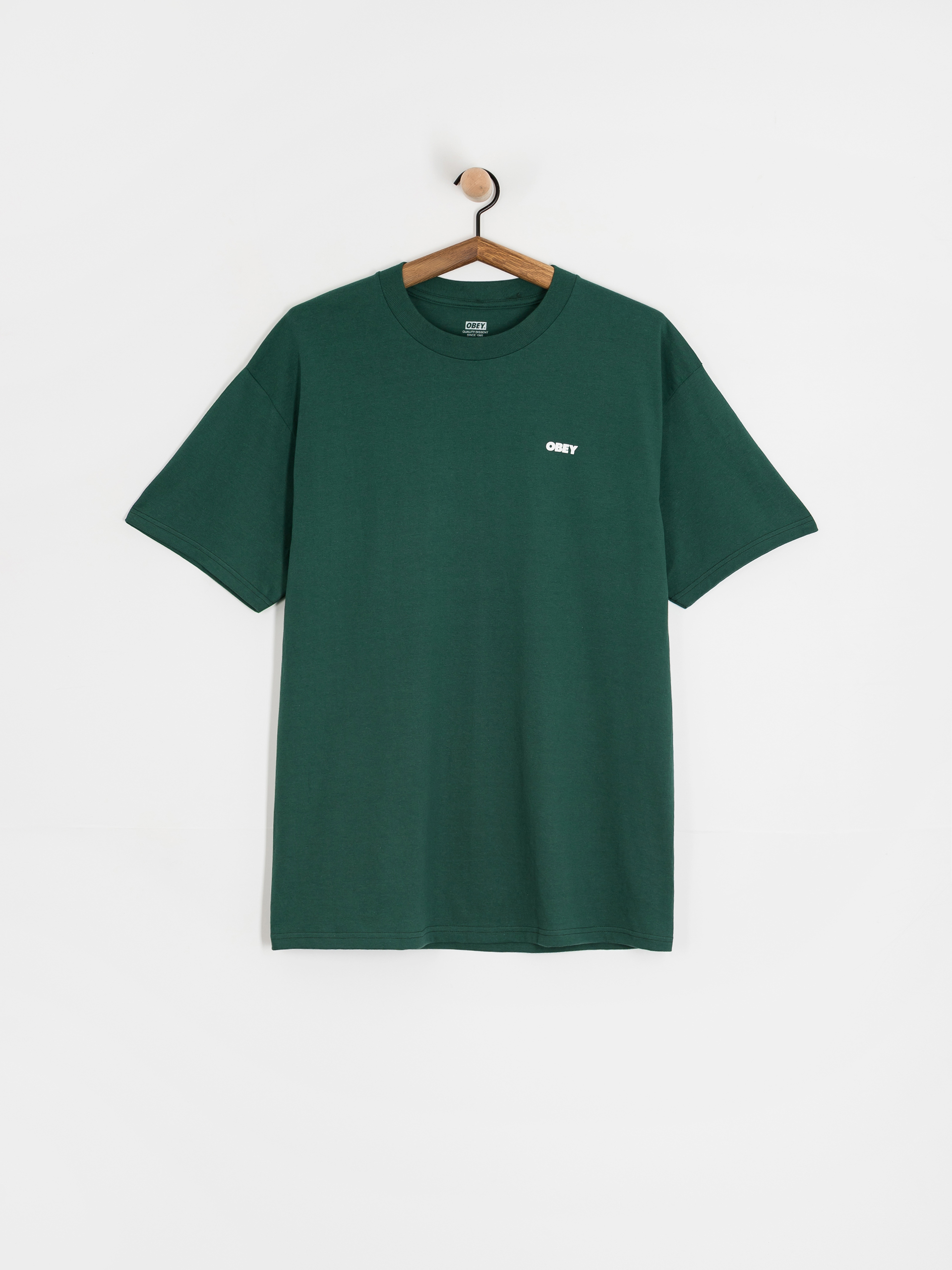 Tričko OBEY Obey Quarter Icon (rainforest)